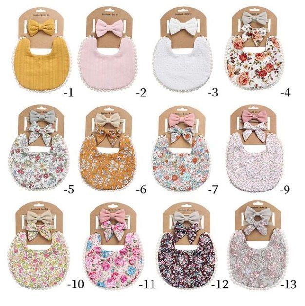Set Babero Con Cintillo Para Bebé-2