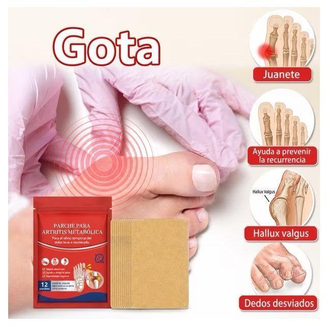 Pack 12 Parches Para Aliviar Dolor De Artritis Metabólica-2