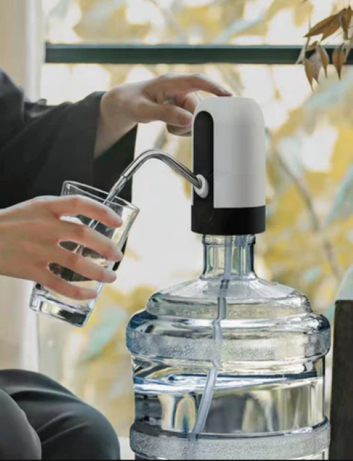 Dispensador De Agua Automático Recargable Con Usb-5