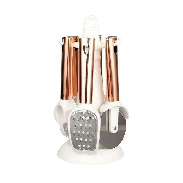 Set de 7 Utensilios De Cocina Con Soporte-0