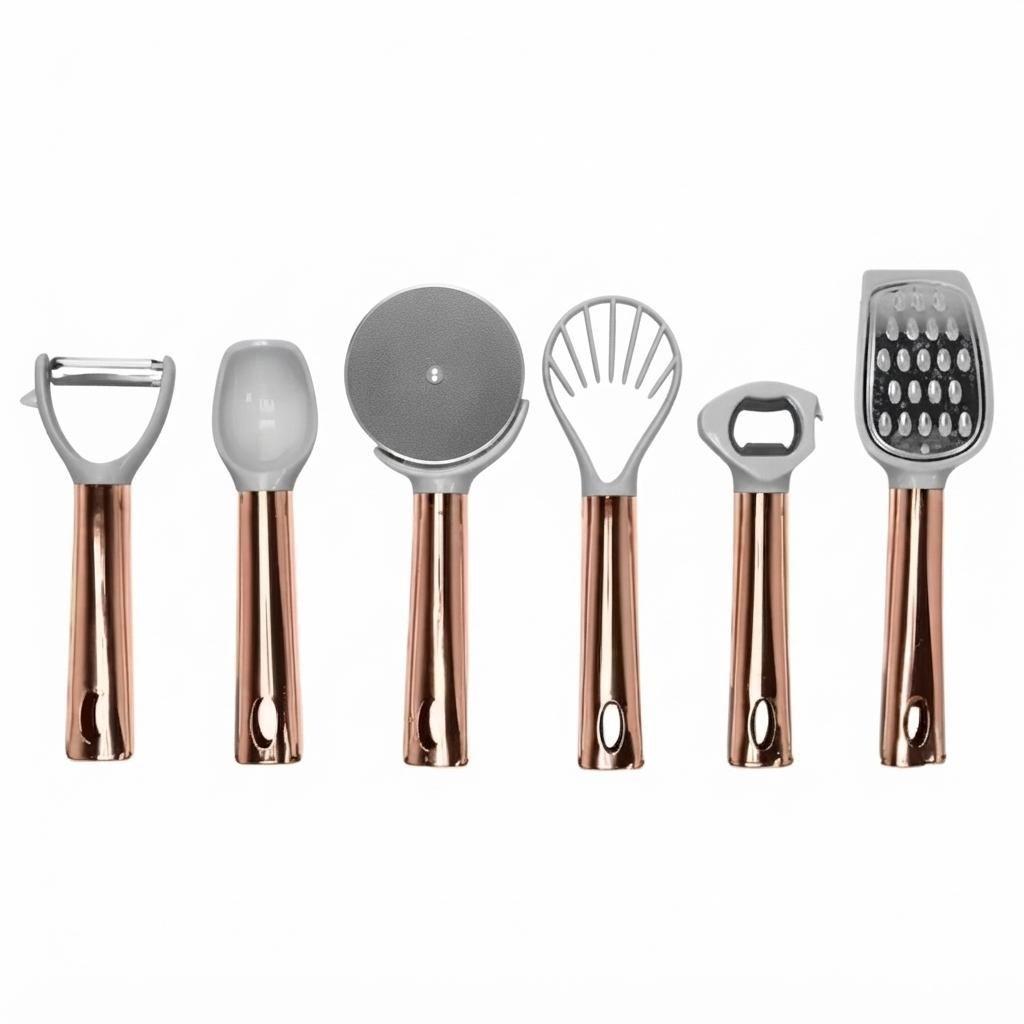 Set de 7 Utensilios De Cocina Con Soporte-2