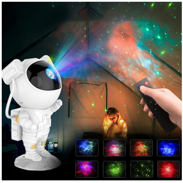 Astronauta Proyector De Noche Estrellada Galáctica-4