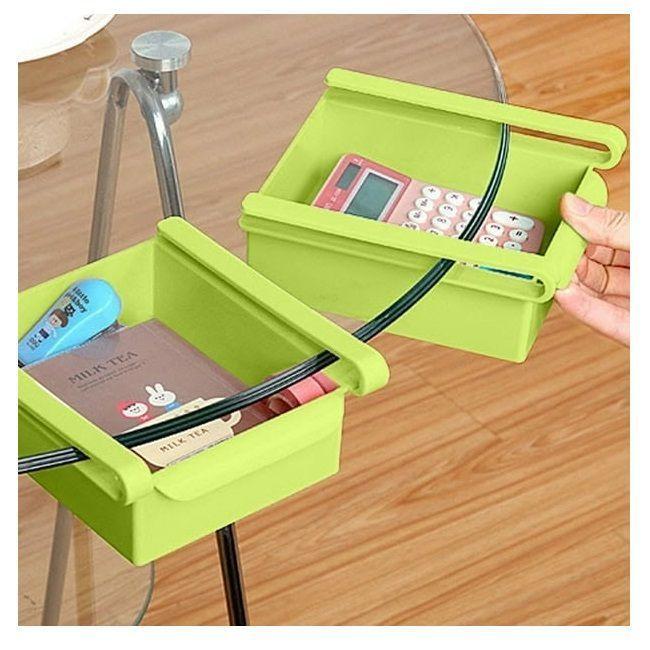 Pack de 2 Cajas De Almacenamiento Extraíble Para Refrigerador-3