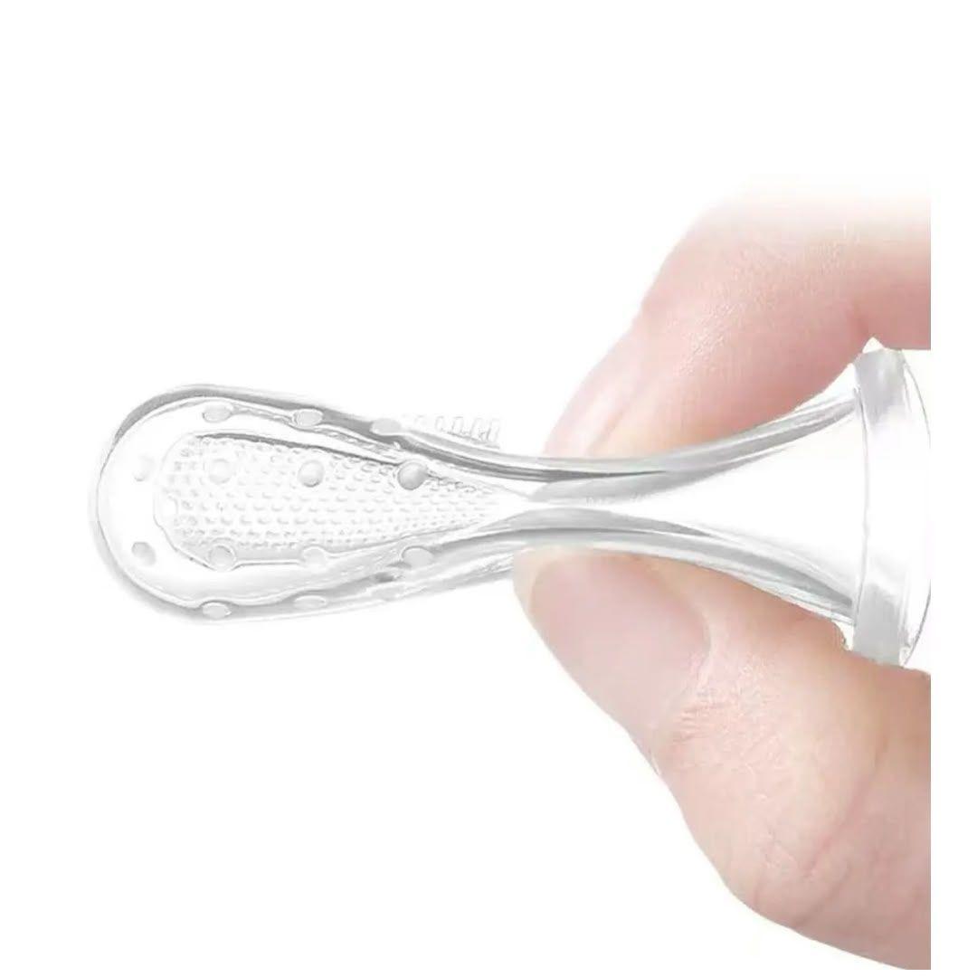 Pack 2 Cepillos de Dientes de Silicona para Bebé Dedal con Estuche Protector-2