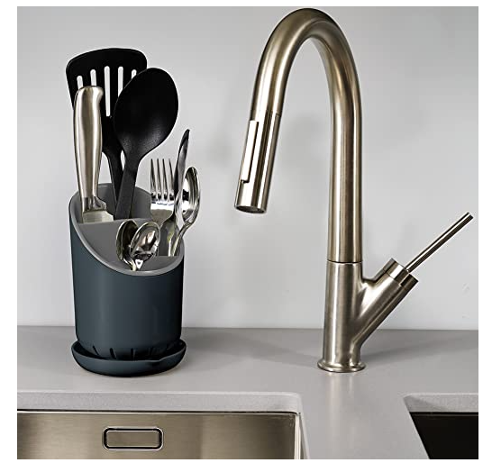 Organizador De Cubiertos De Cocina Contenedor De Utensilios Escurridor-3