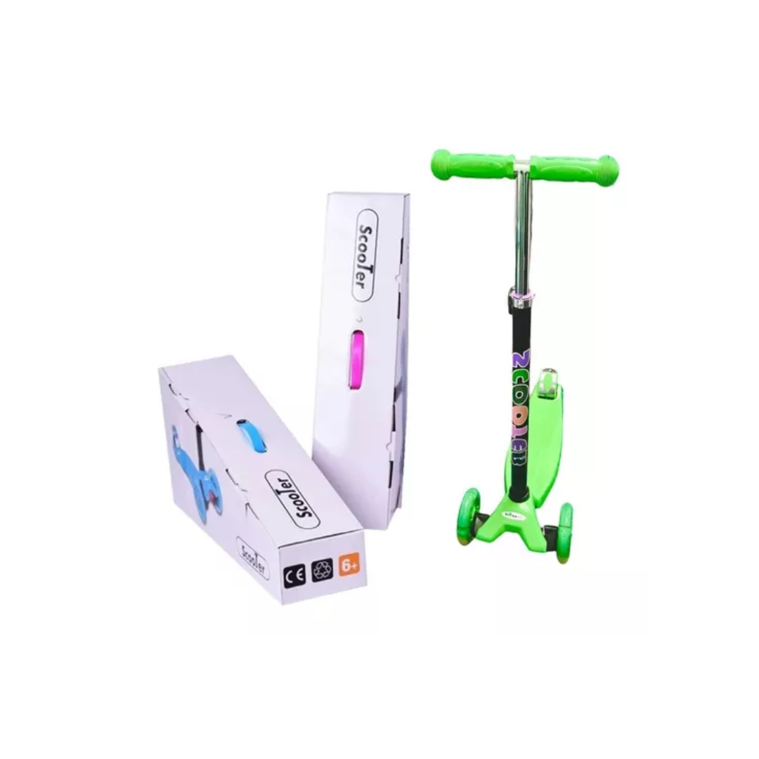 Scooter niño luz led colores-1