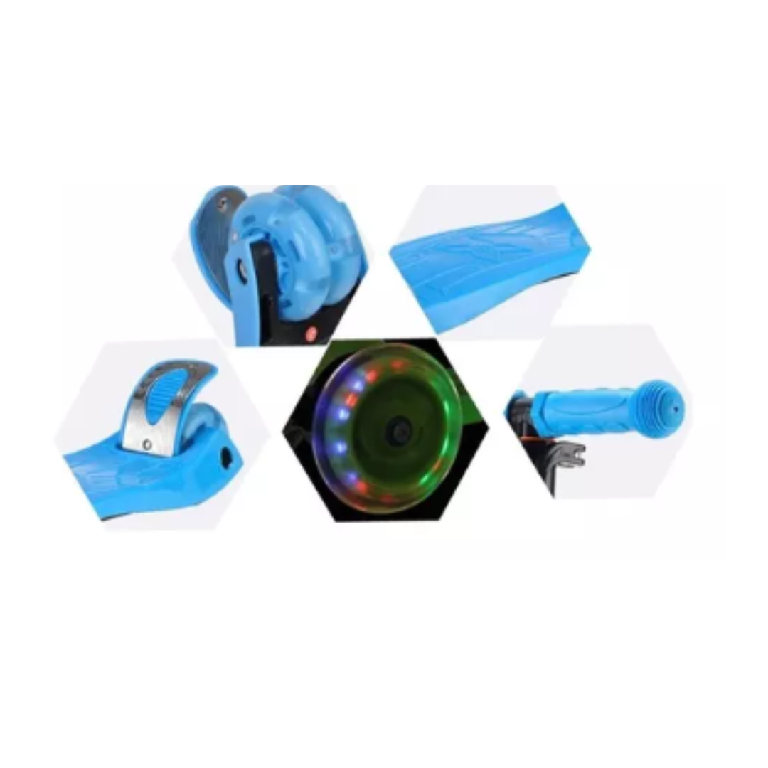 Scooter niño luz led colores-2