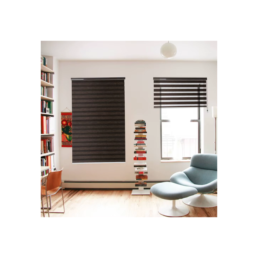 Cortina roller duo 80x240 negro-2