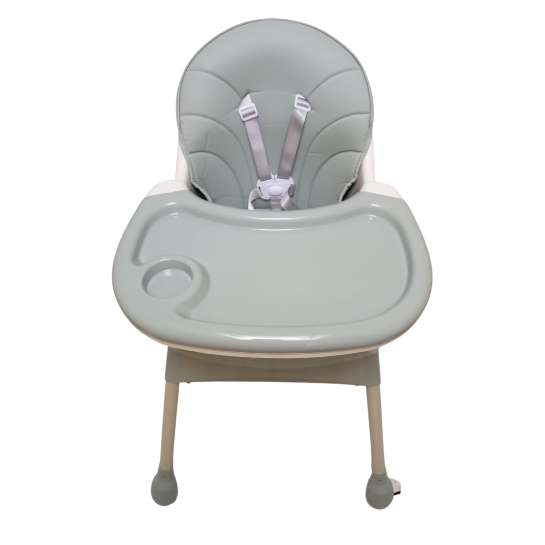 Silla para comer de bebé azul-2