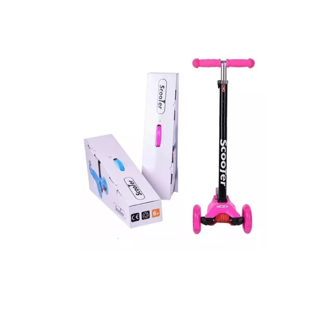 Scooter niña luz led colores-1
