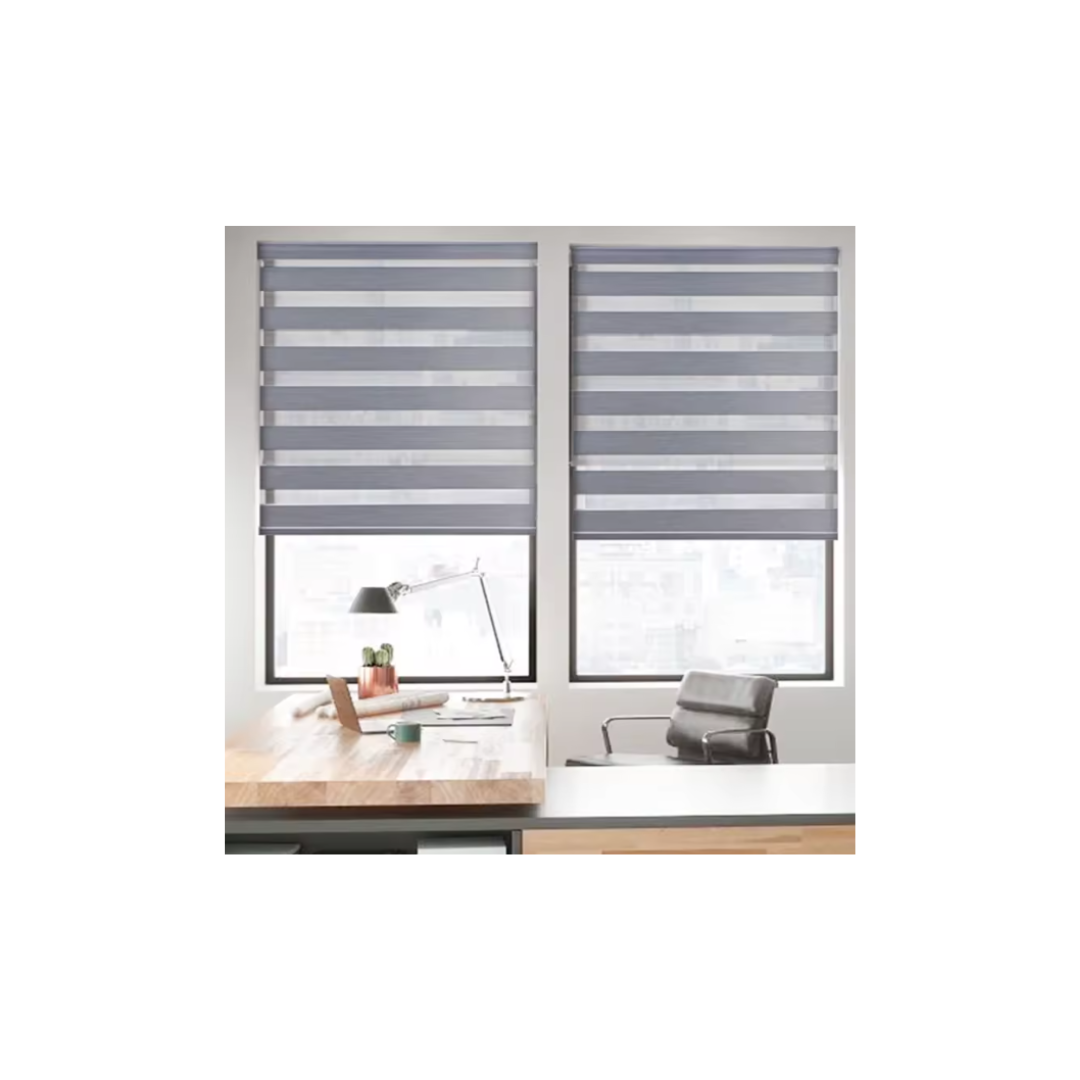 Cortina roller duo 140x200 gris-2