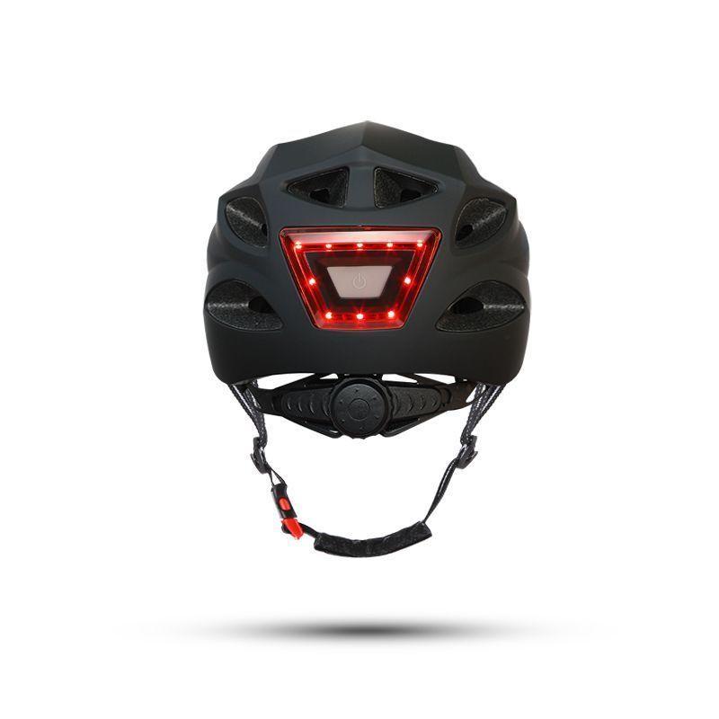 Casco bicicleta seguridad luz led-0