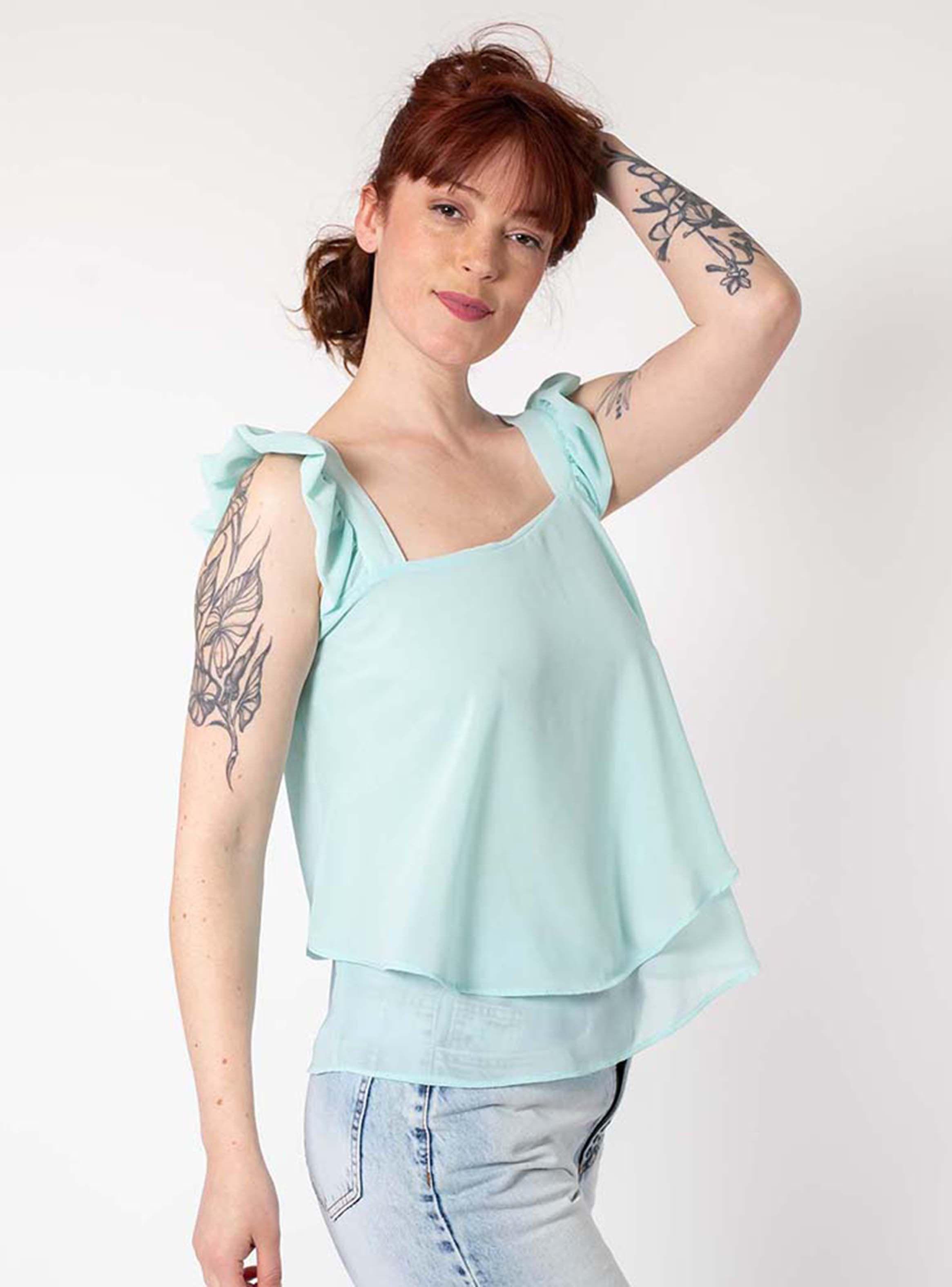 Blusa Noah Verde Agua Natalia Seguel-6
