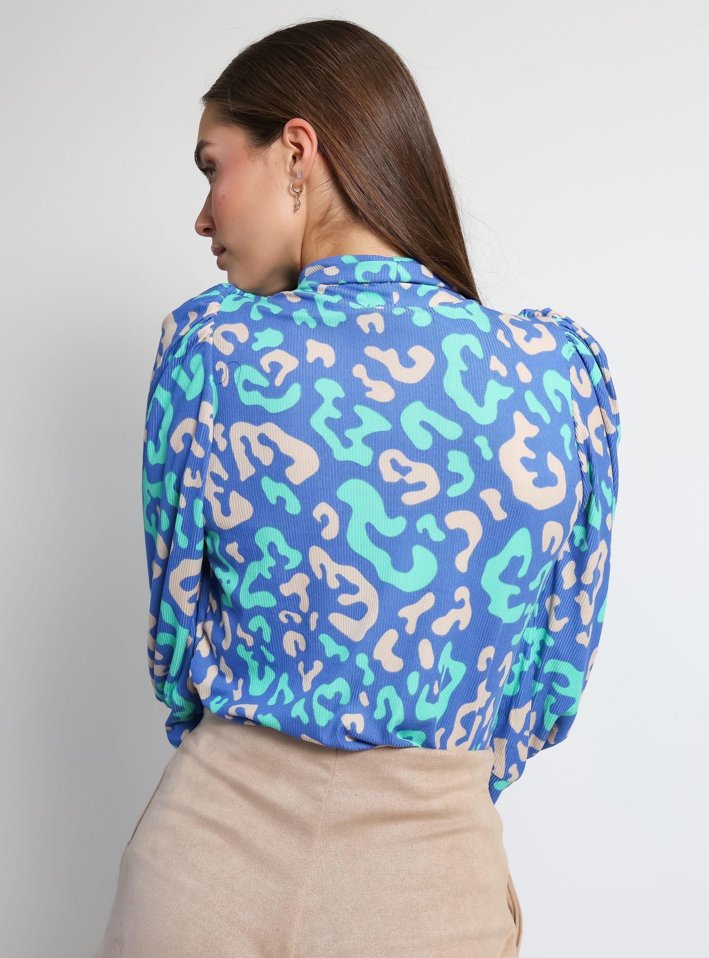 Polera Vane Celeste Manchas Natalia Seguel-5