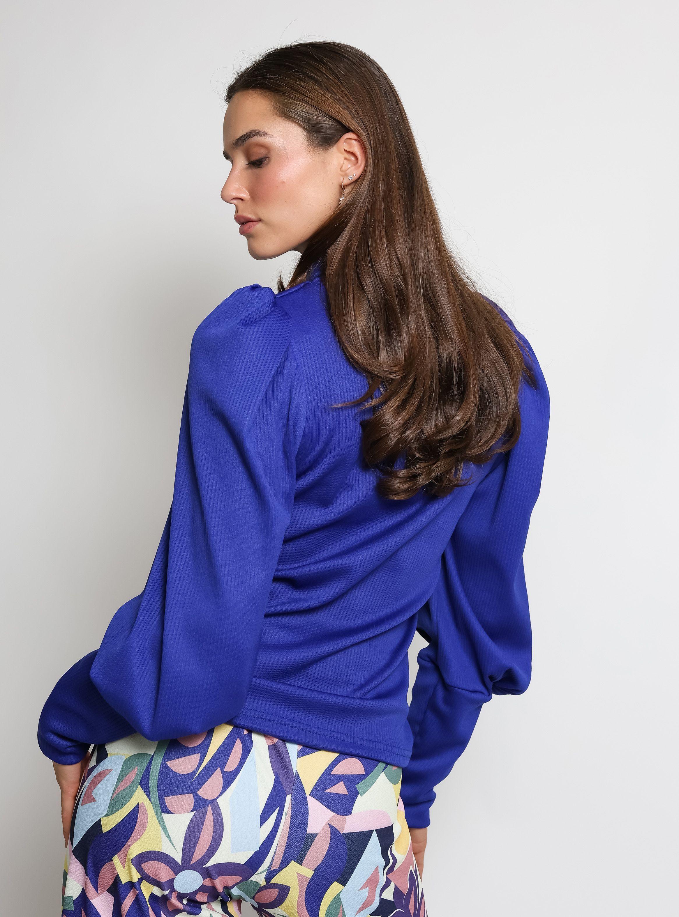 Polera Vane Azul Natalia Seguel-5