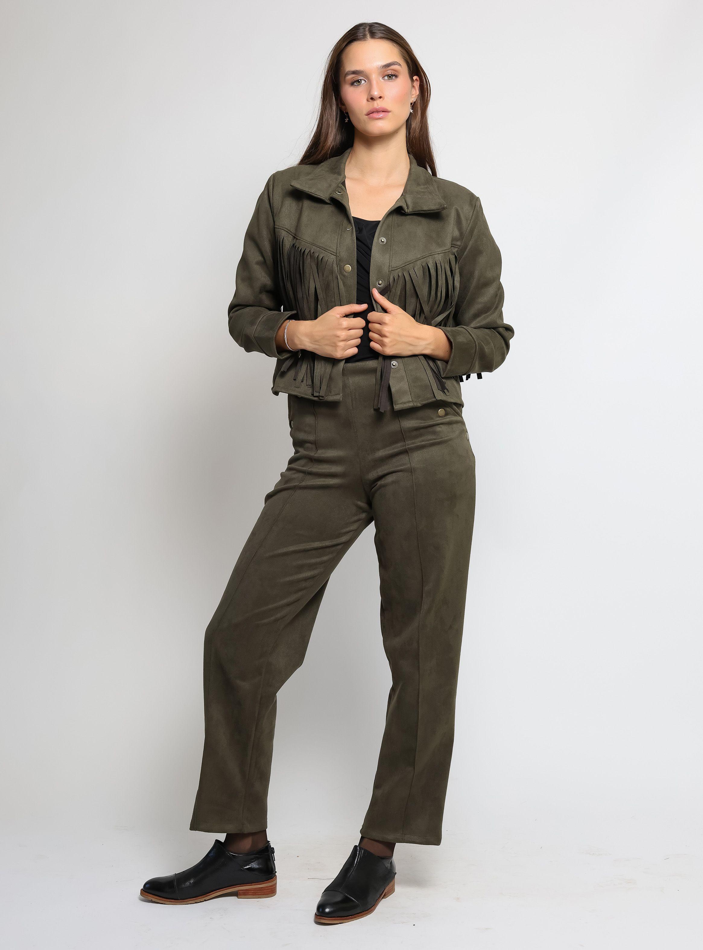 Pantalon Clare Verde Musgo Natalia Seguel-3