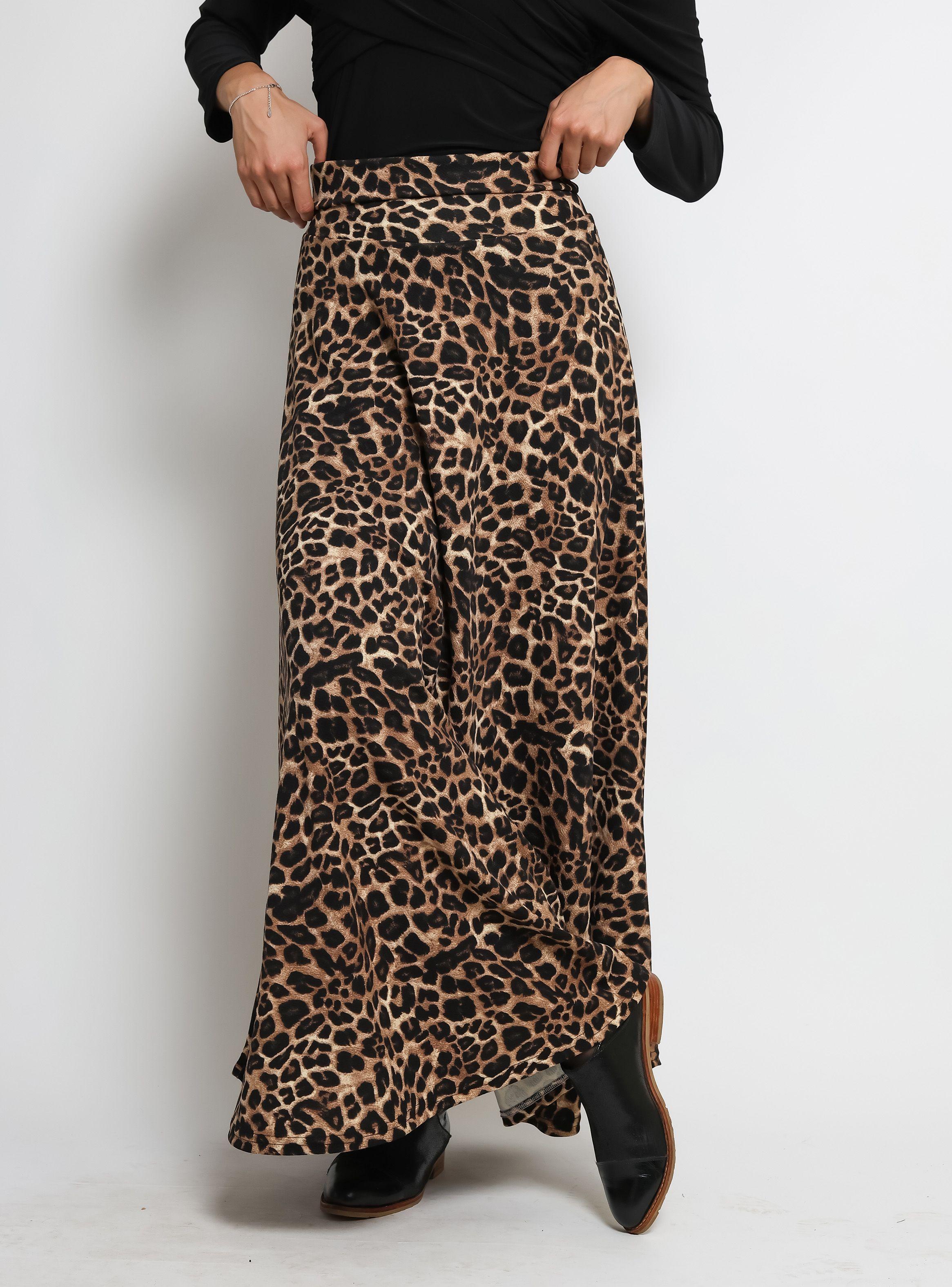 Falda Martina Animal Print Leopardo Natalia Seguel-4