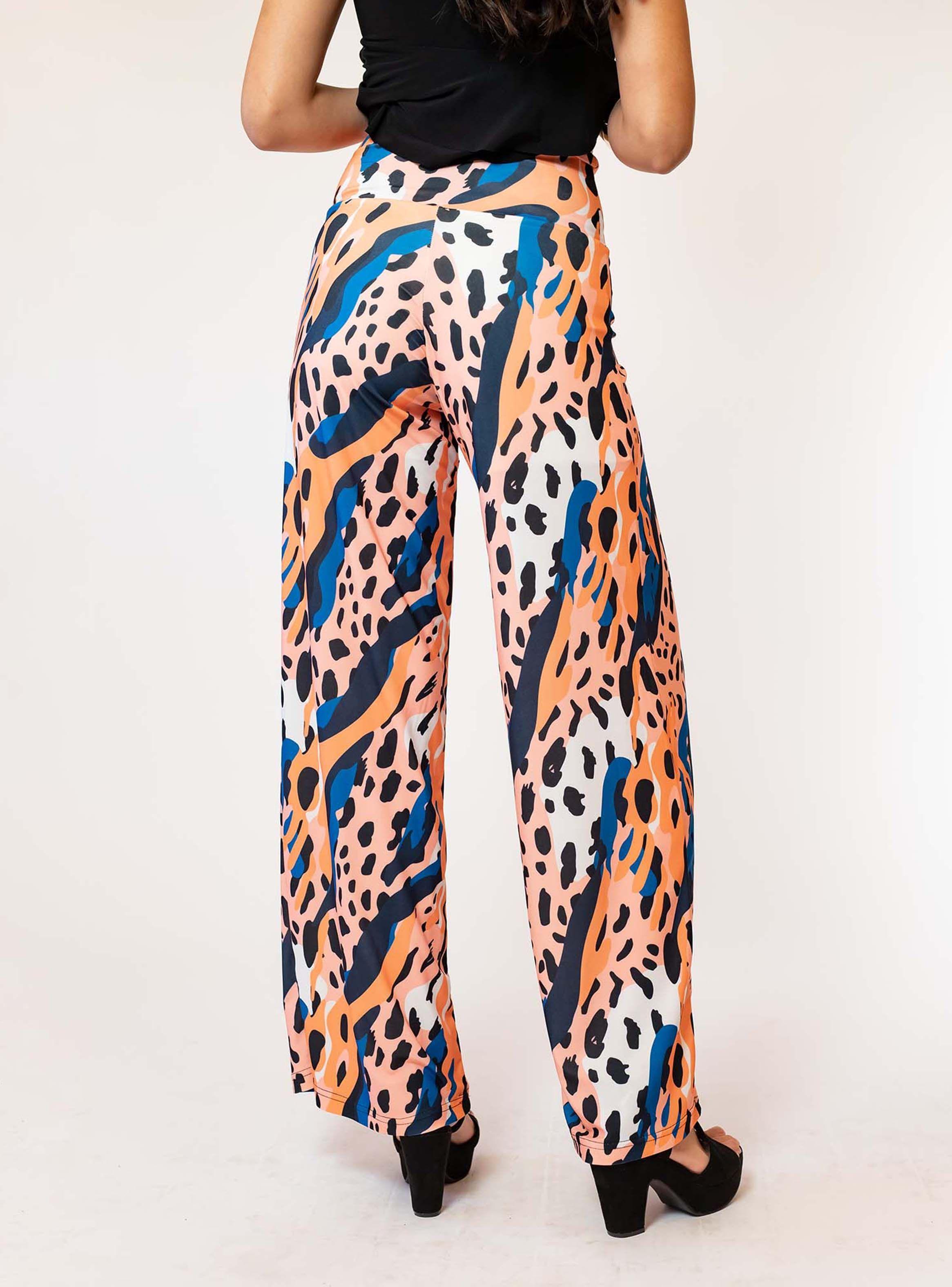 Palazzo Animal Print Colores Natalia Seguel-4