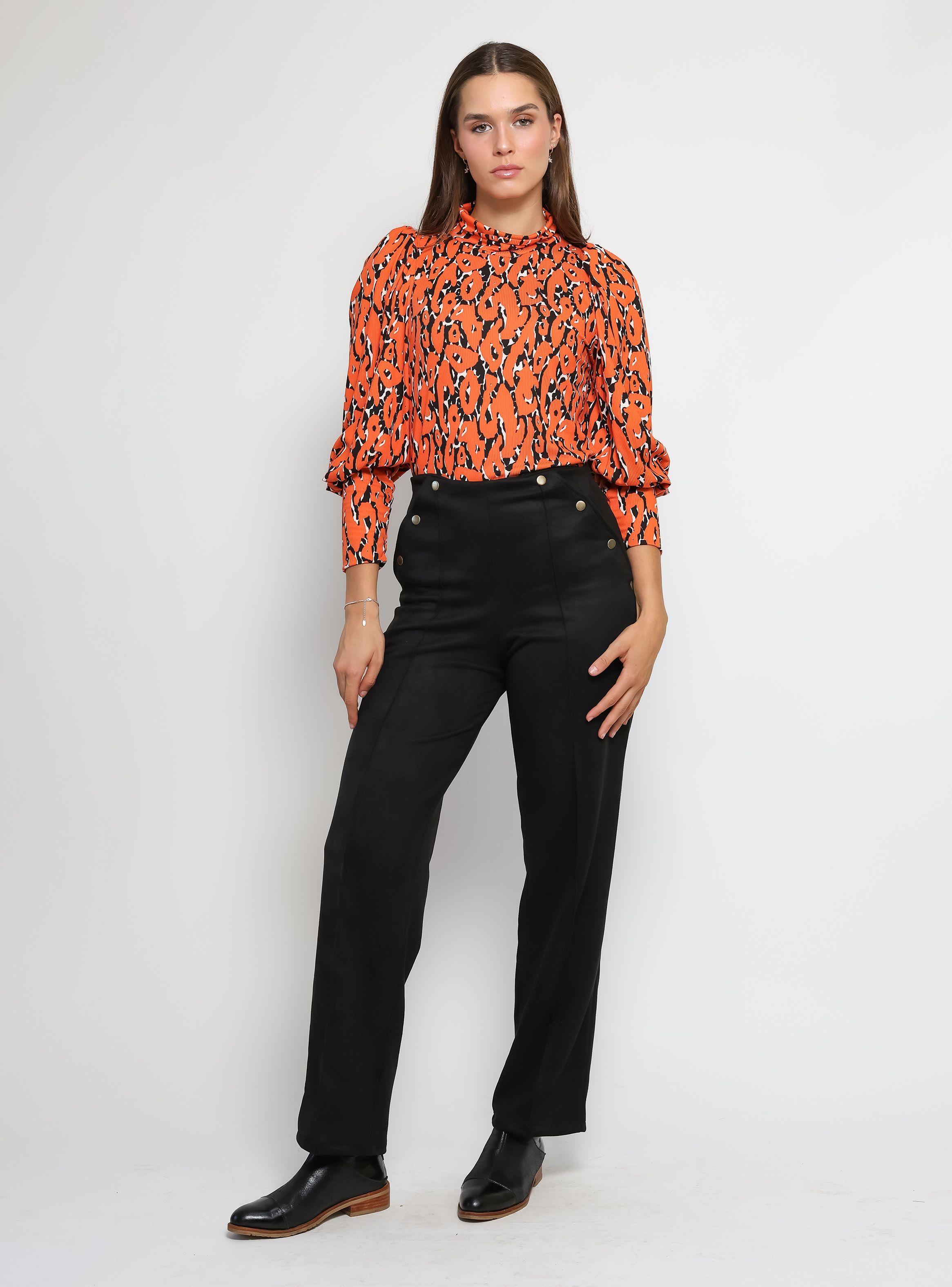 Pantalon Clare Negro Natalia Seguel-3