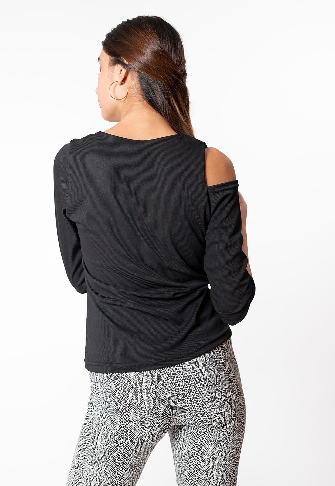 Polera Fatima Negro Natalia Seguel-2