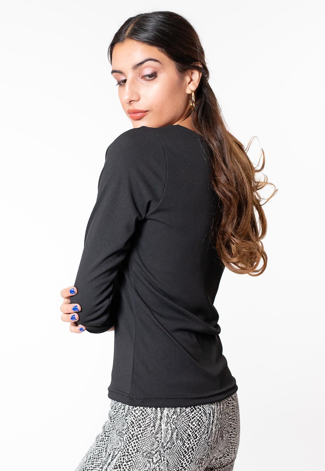 Polera Fatima Negro Natalia Seguel-4
