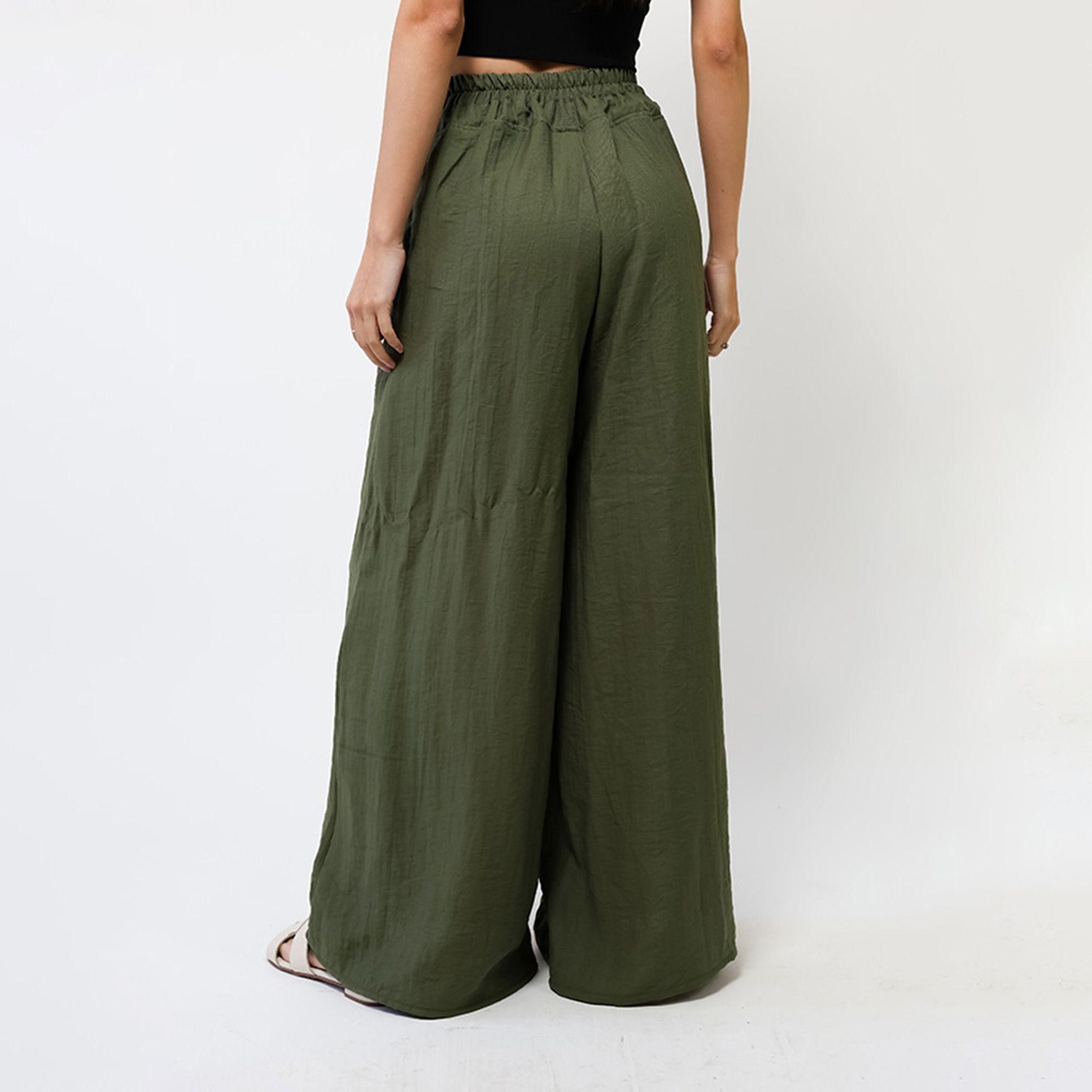 Palazzo Verde Musgo Lino | Natalia Seguel-4