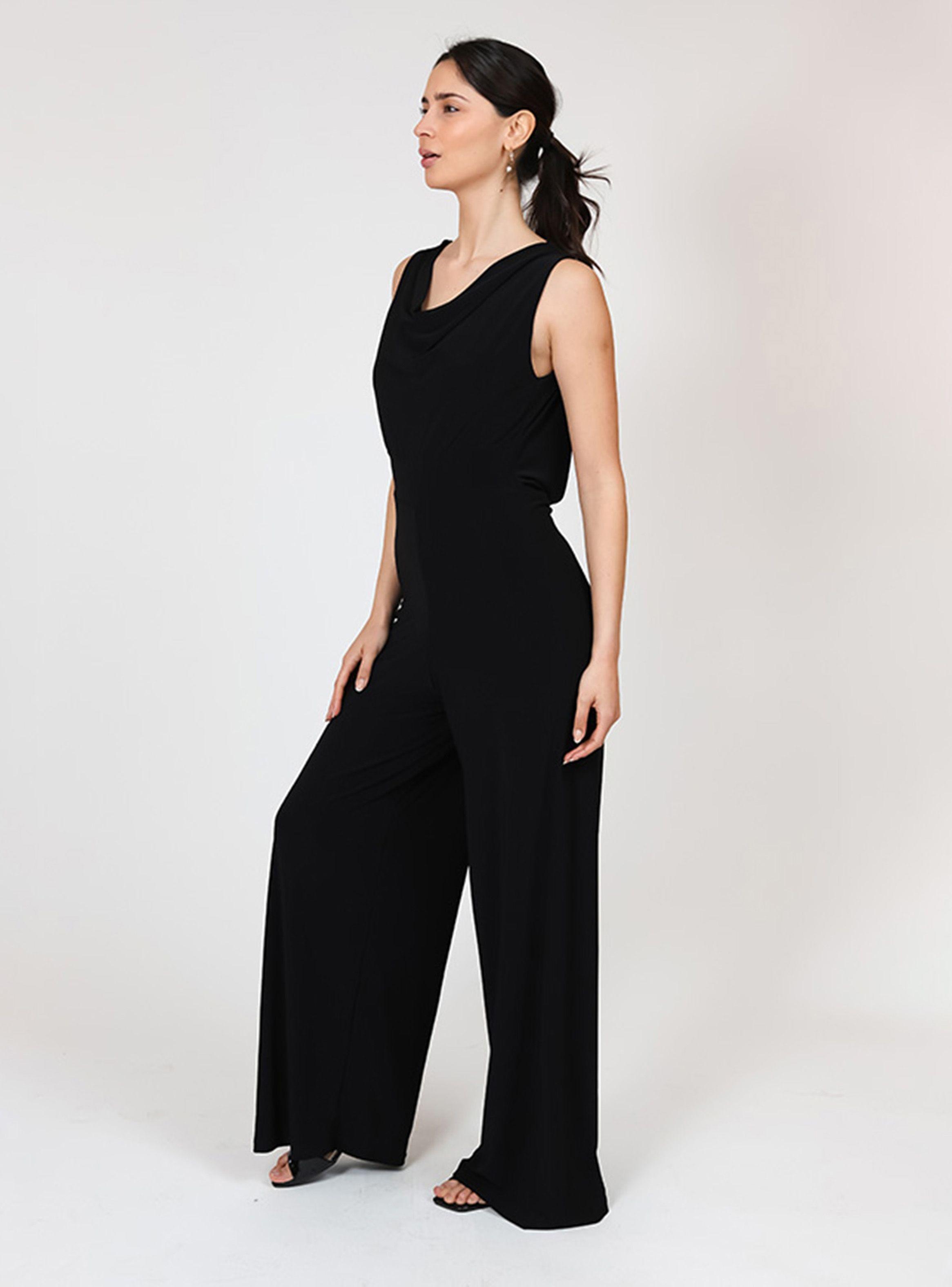 Enterito Drapeado Negro Natalia Seguel-2