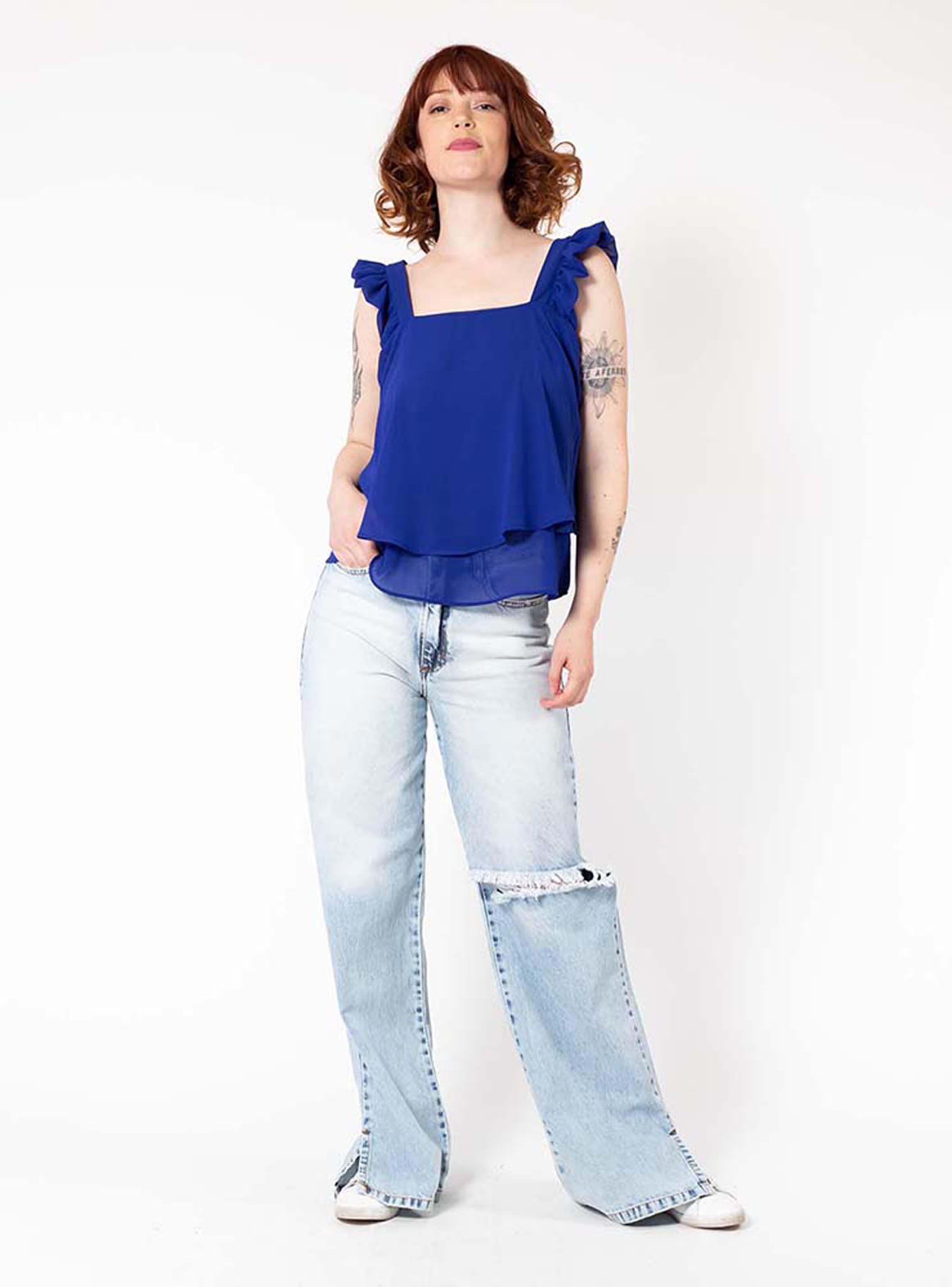 Blusa Noah Azulino Natalia Seguel-2