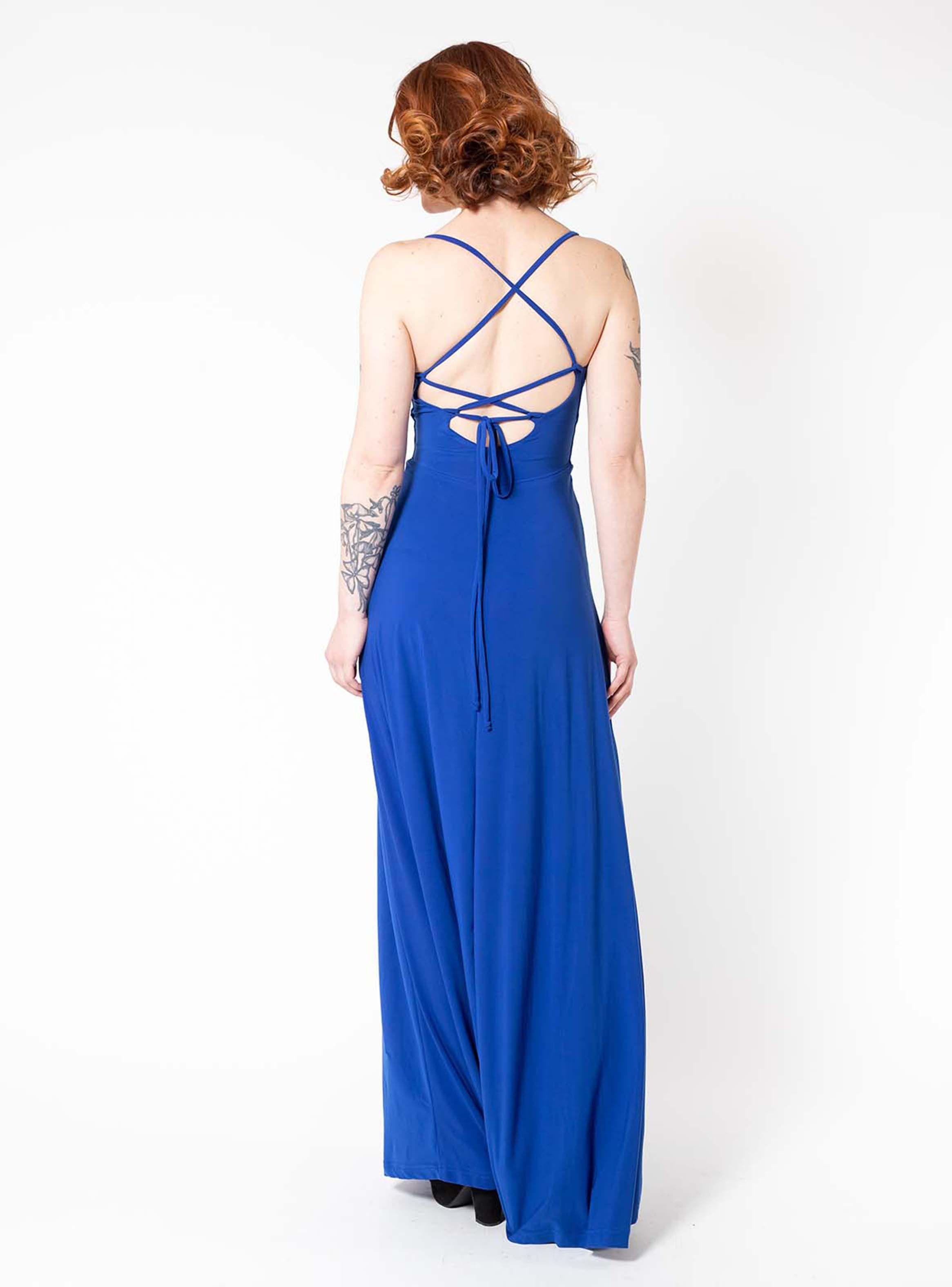 Vestido Zara Azulino Natalia Seguel-2