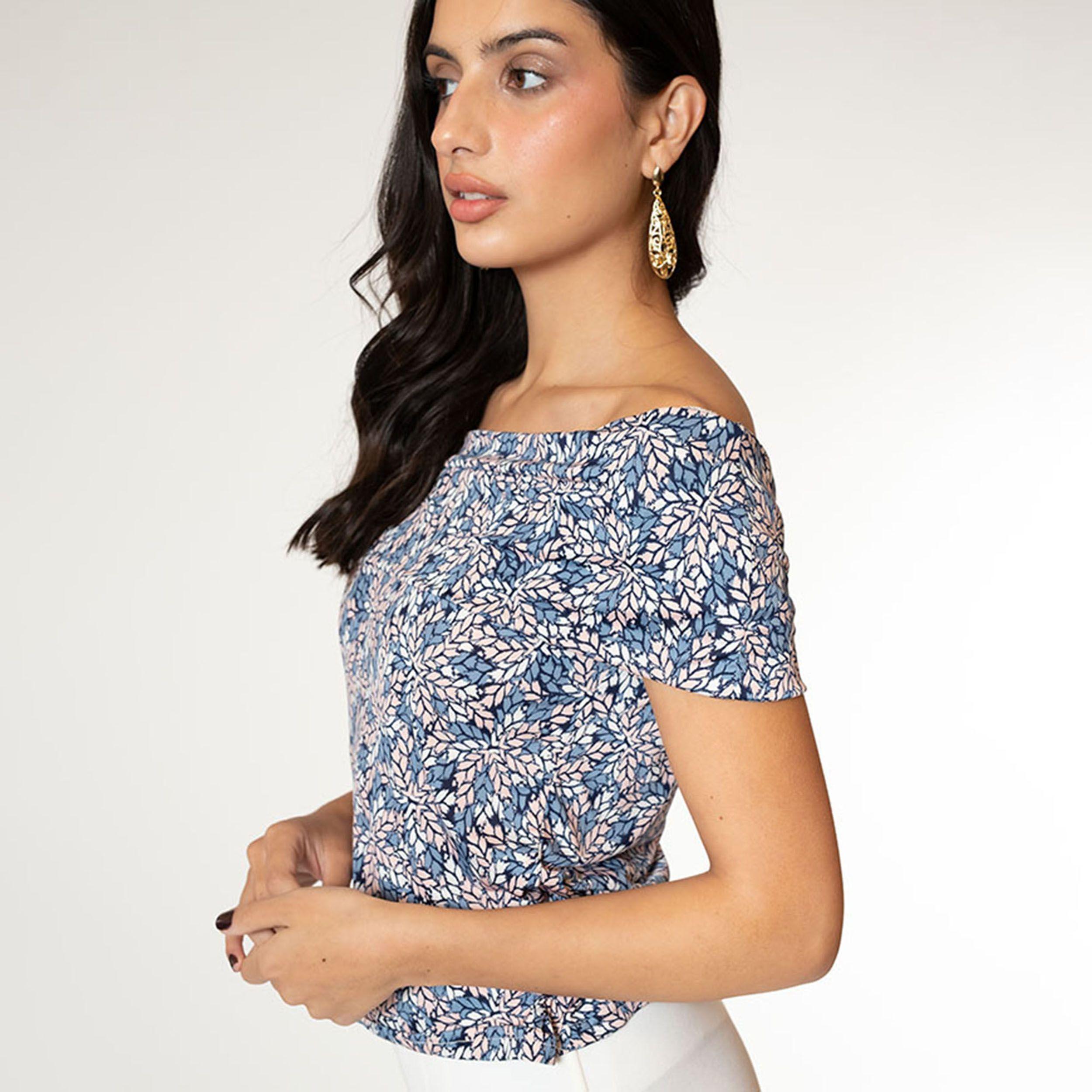 Polera Ester Malva Hojitas Natalia Seguel-4