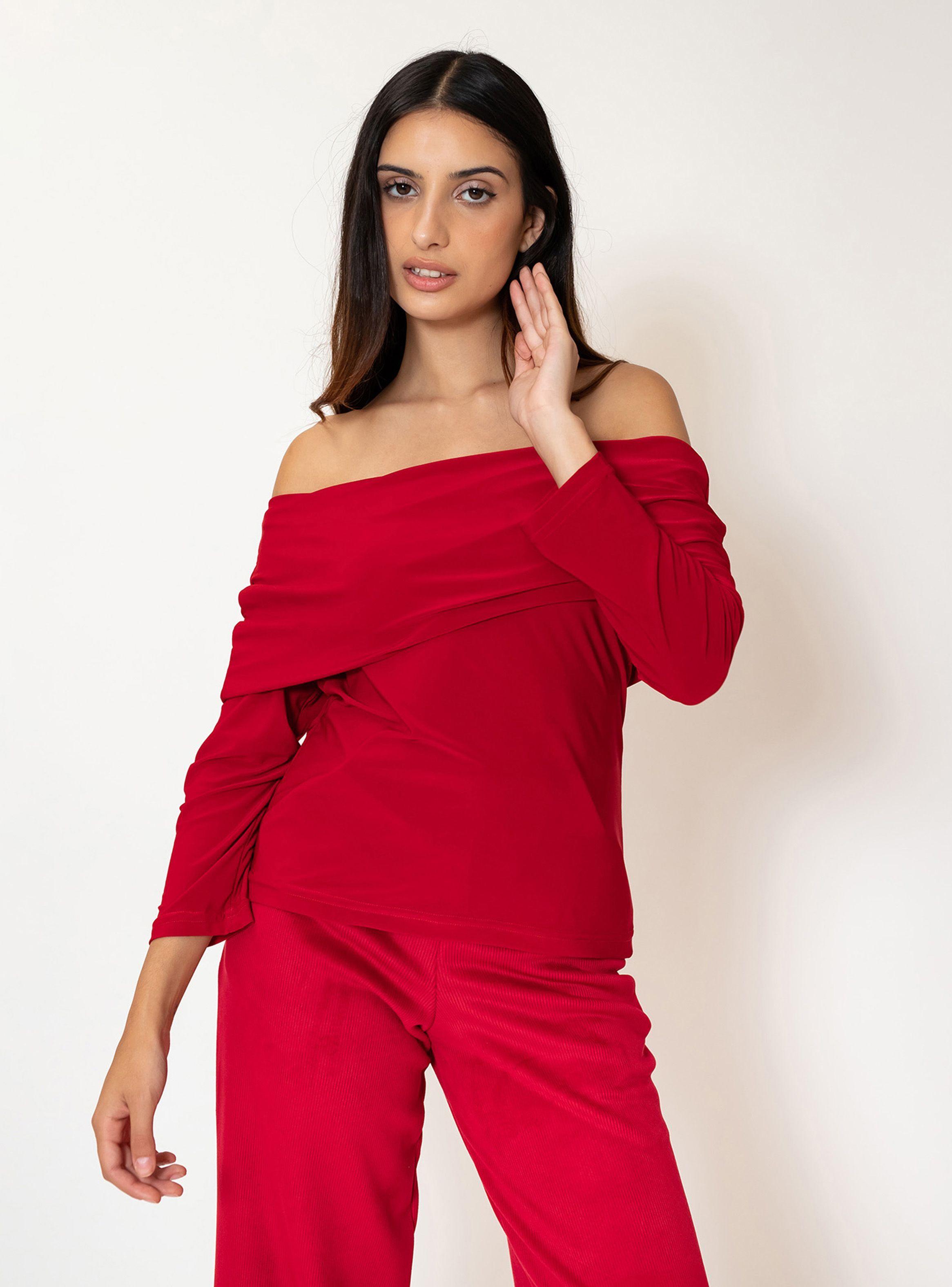 Polera Ester Rojo Natalia Seguel-4