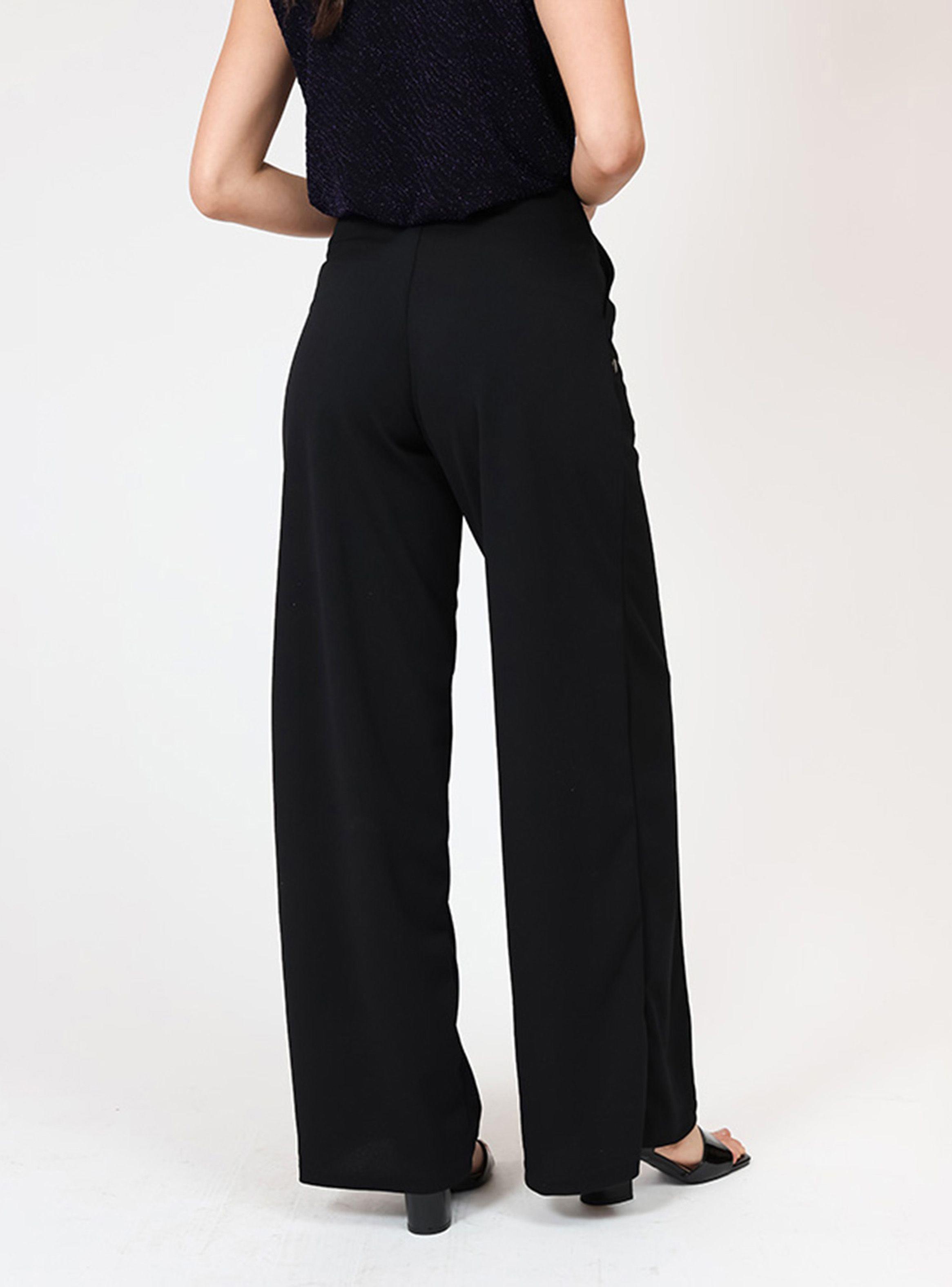 Palazzo Clare Bolsillos Negro | Natalia Seguel-2