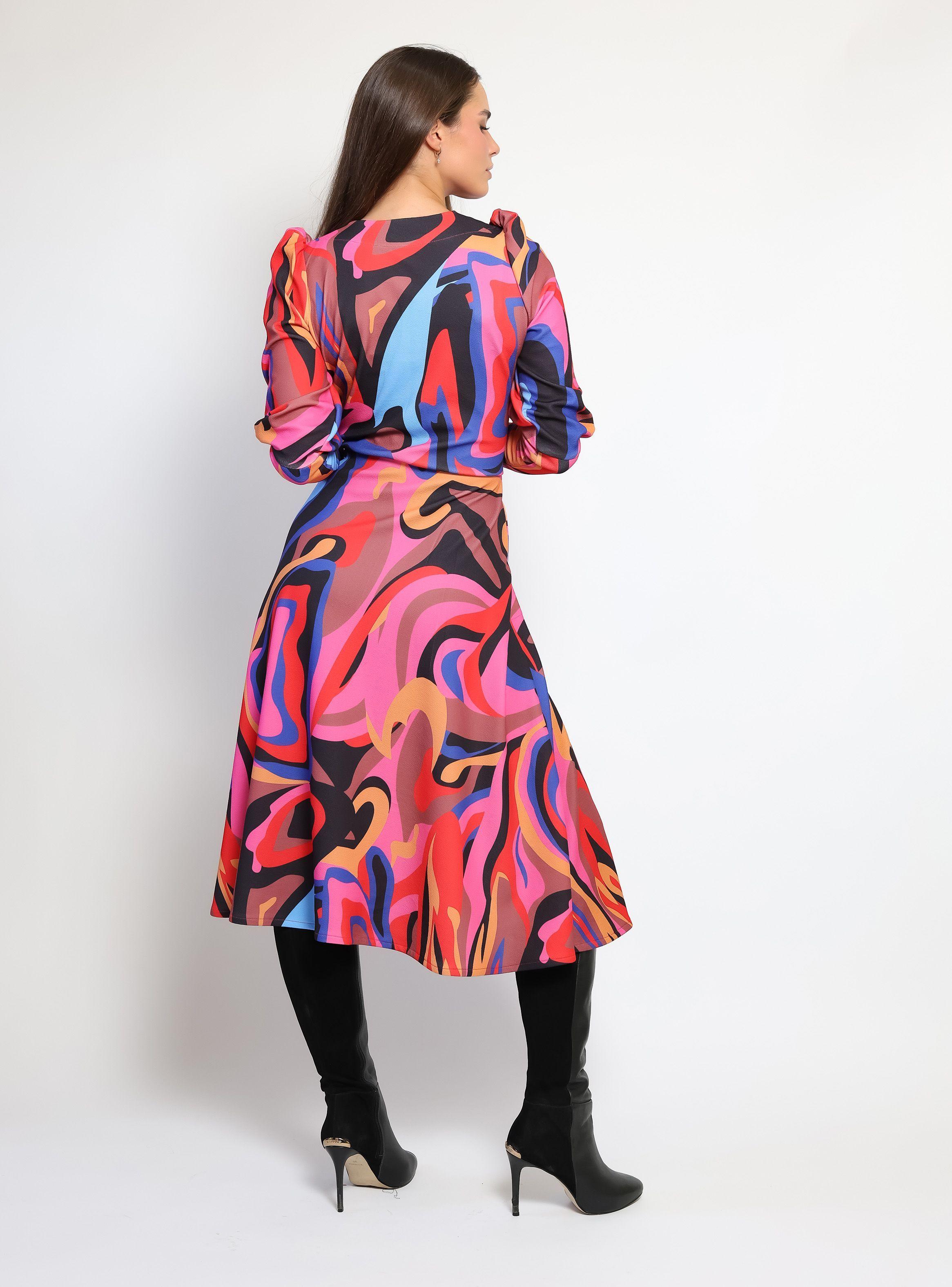 Vestido Mara Multicolor Natalia Seguel-6
