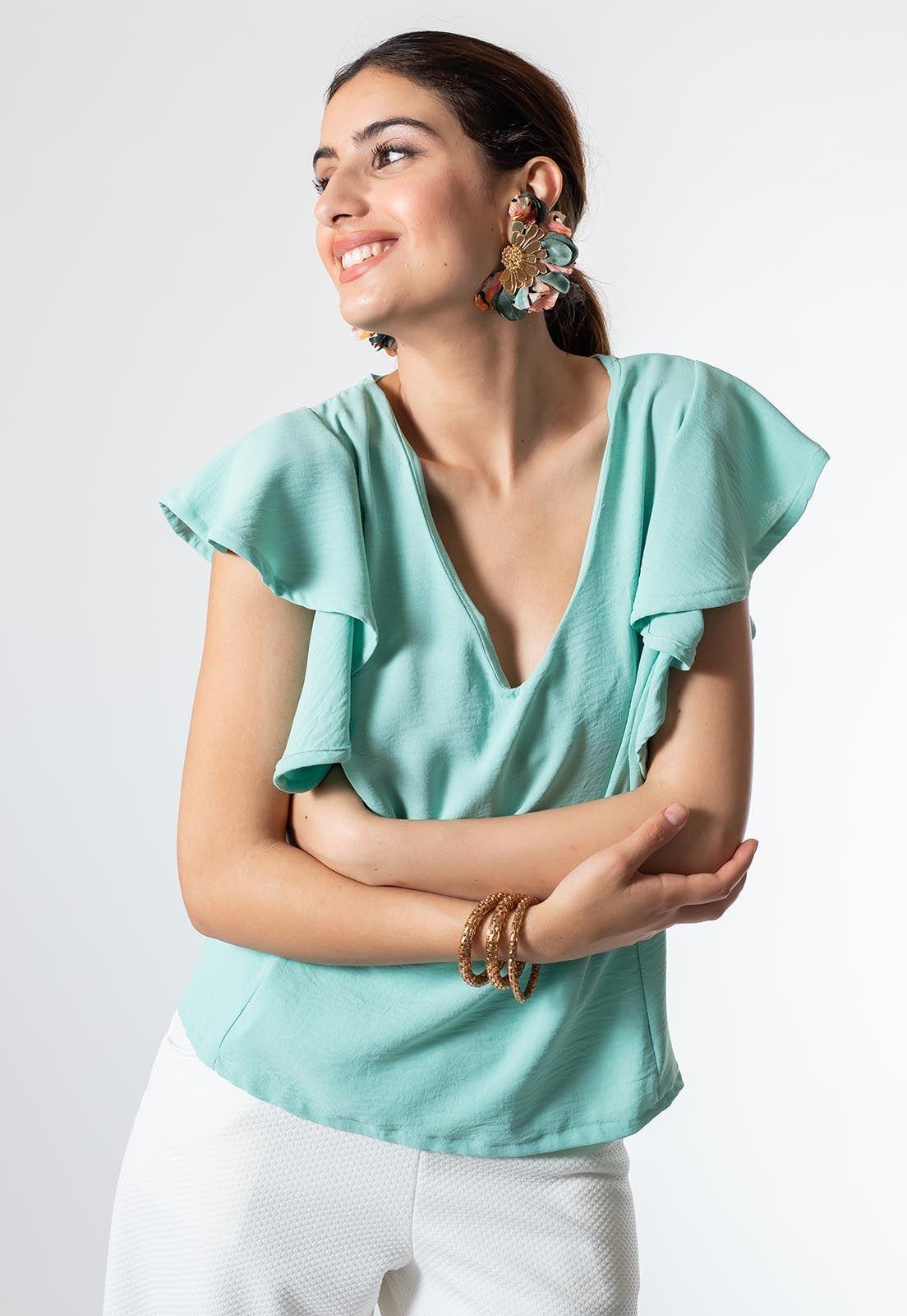 Blusa Diana Menta-1