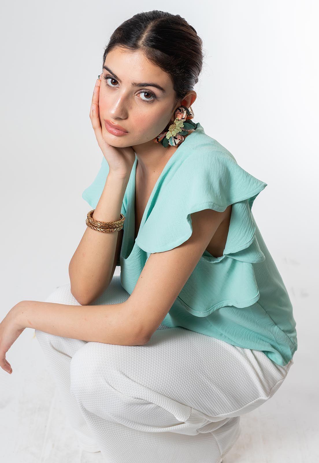 Blusa Diana Menta-2