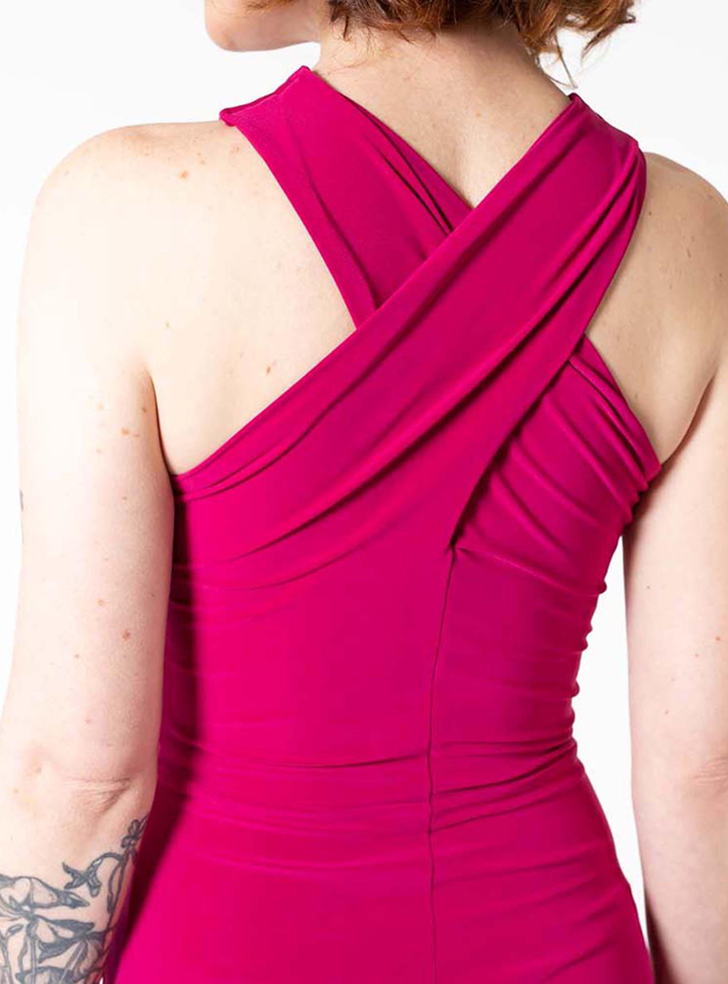 Vestido Giulia Fucsia Natalia Seguel-3