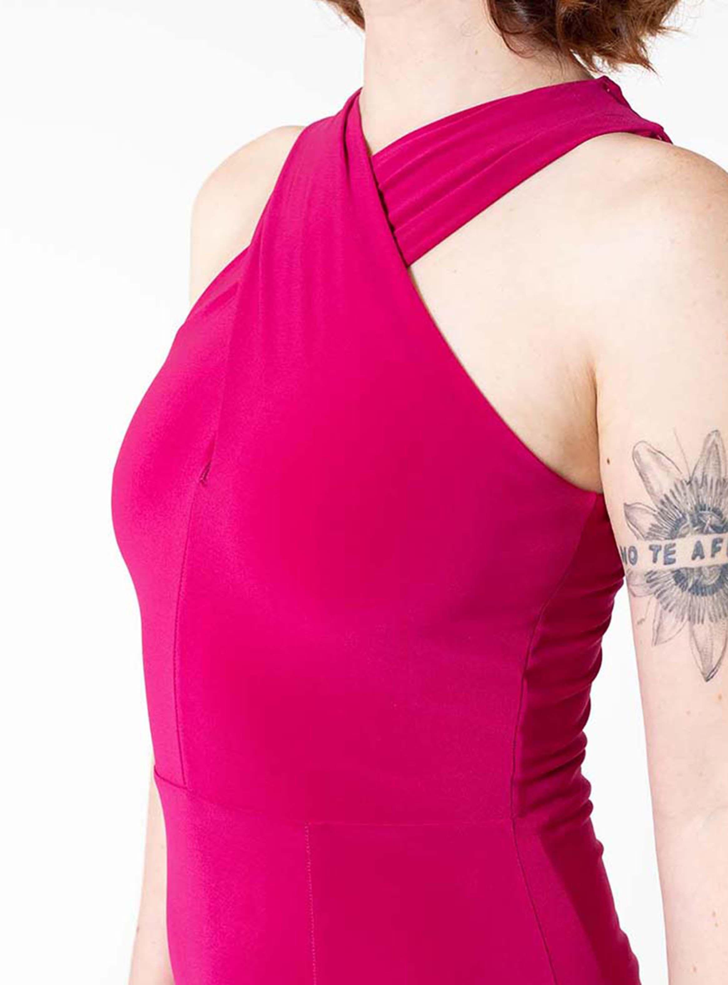 Vestido Giulia Fucsia Natalia Seguel-2