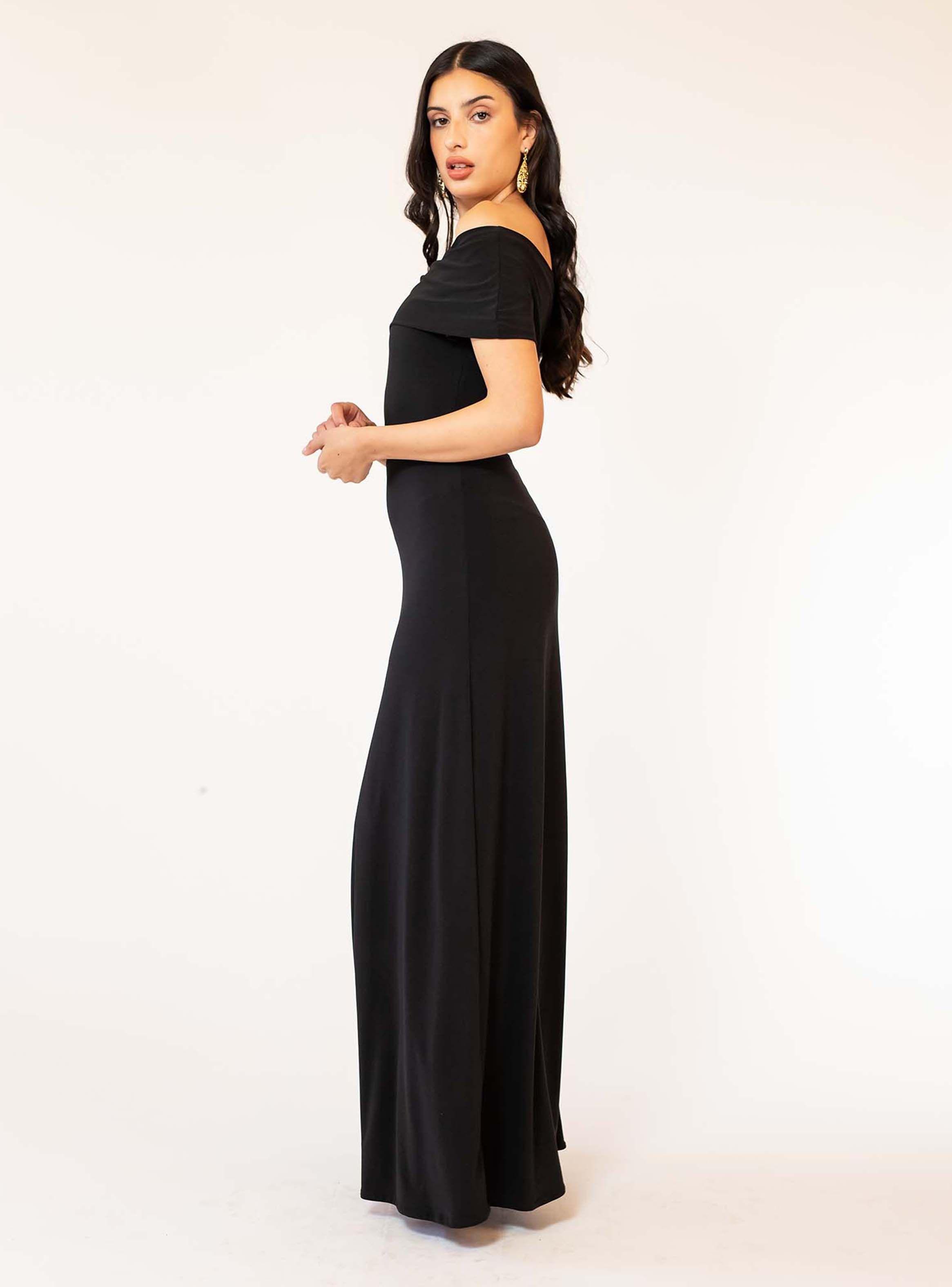 Vestido Ester Negro Natalia Seguel-3