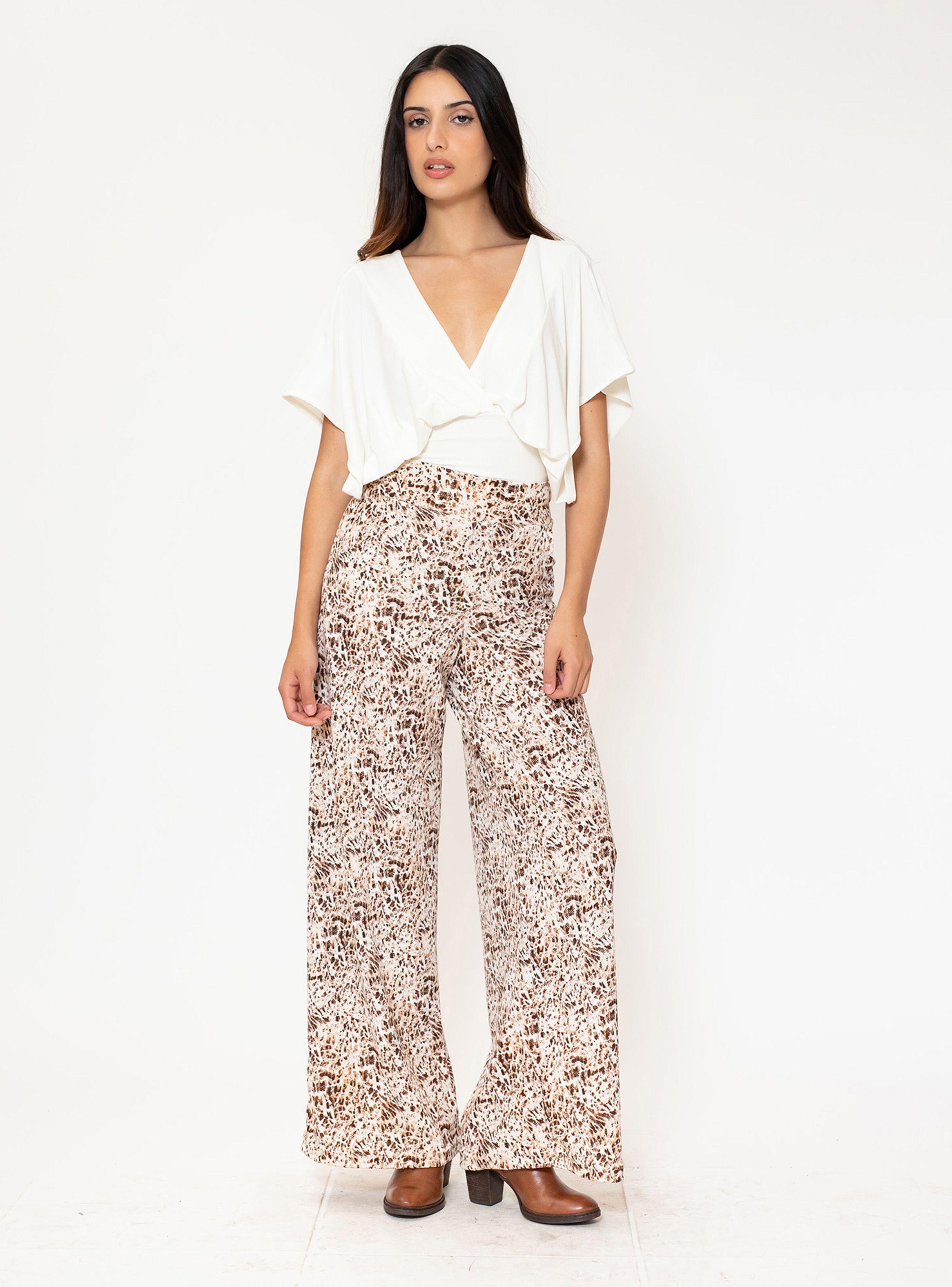 Palazzo Rebeca Beige Manchas Natalia Seguel-2