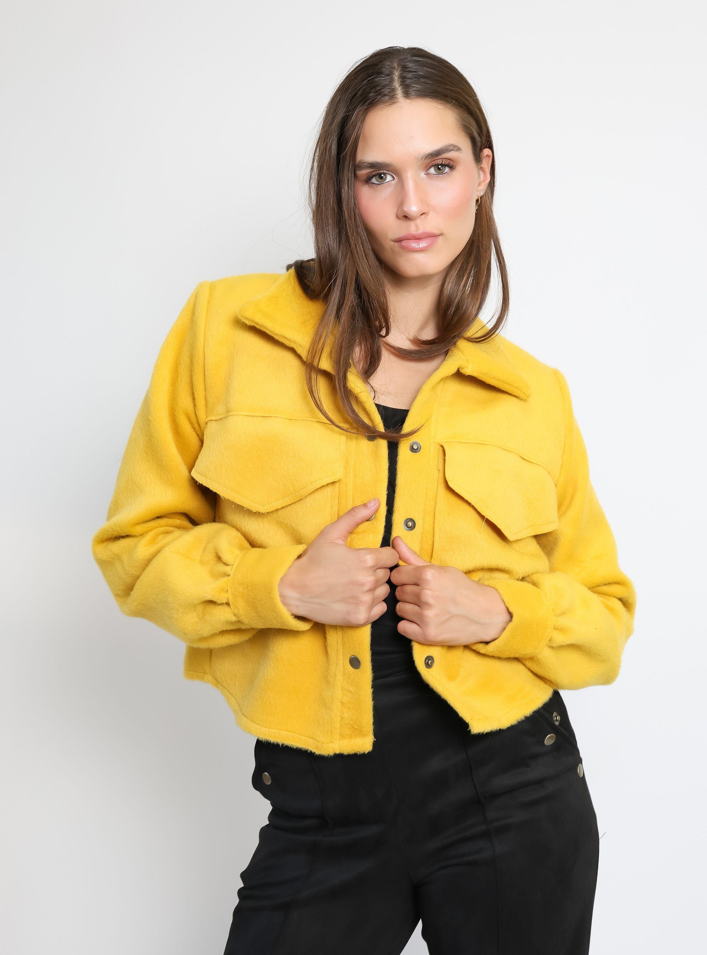 Chaqueta Antonia Amarillo Natalia Seguel-7