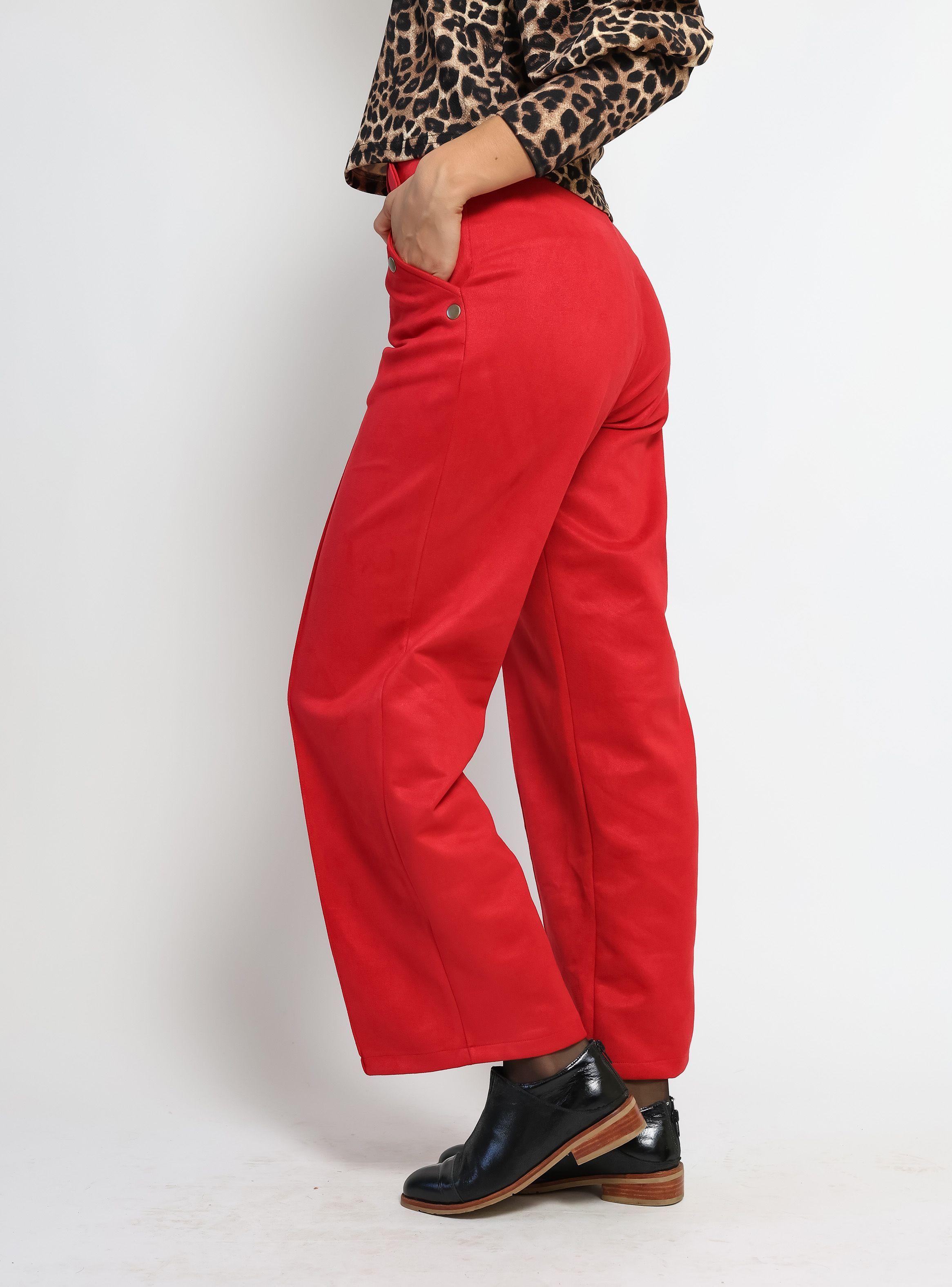 Pantalón Clare Rojo Natalia Seguel-2