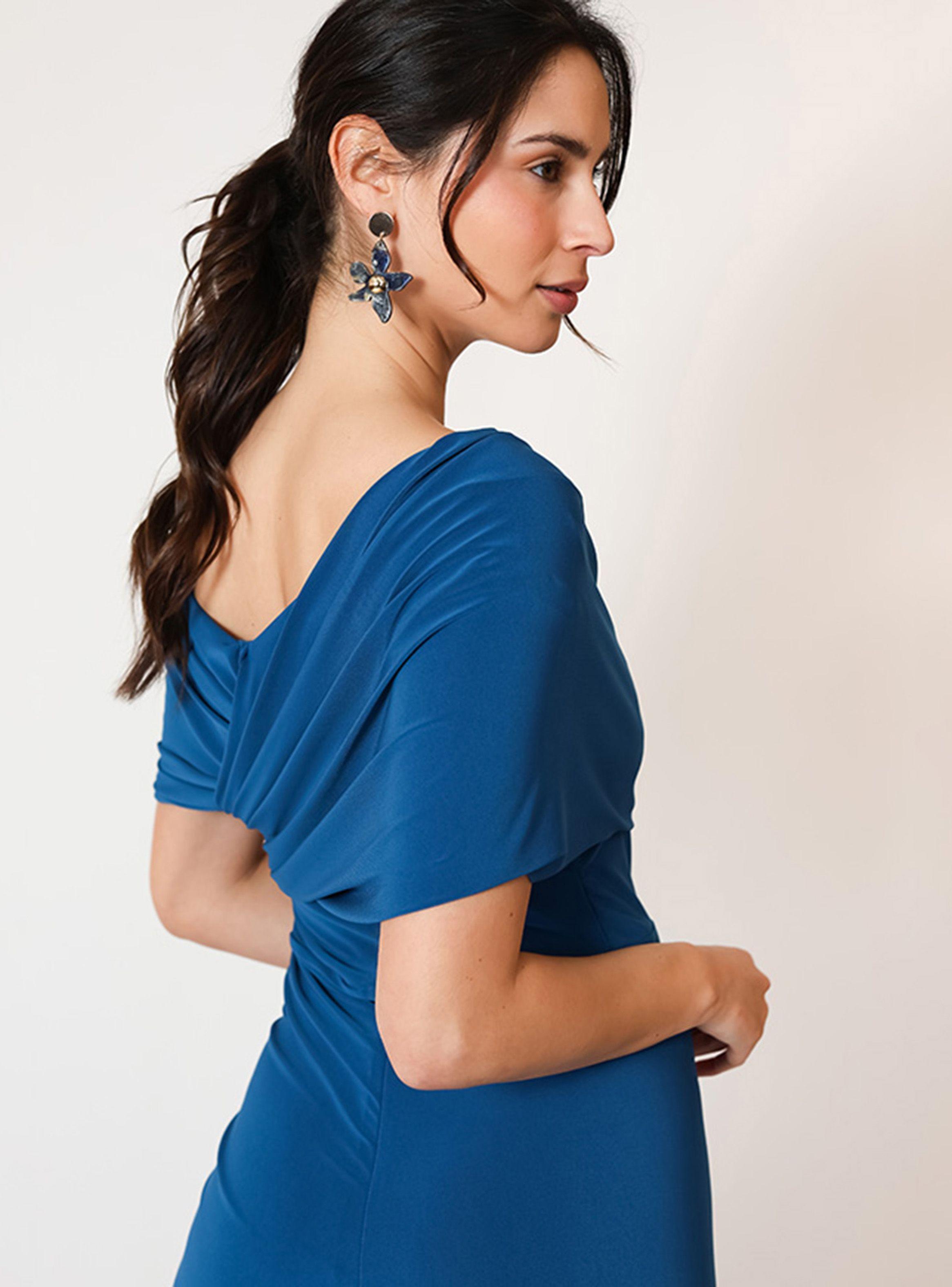 Enterito Suri Sin Mangas Azul Piedra Natalia Seguel-4