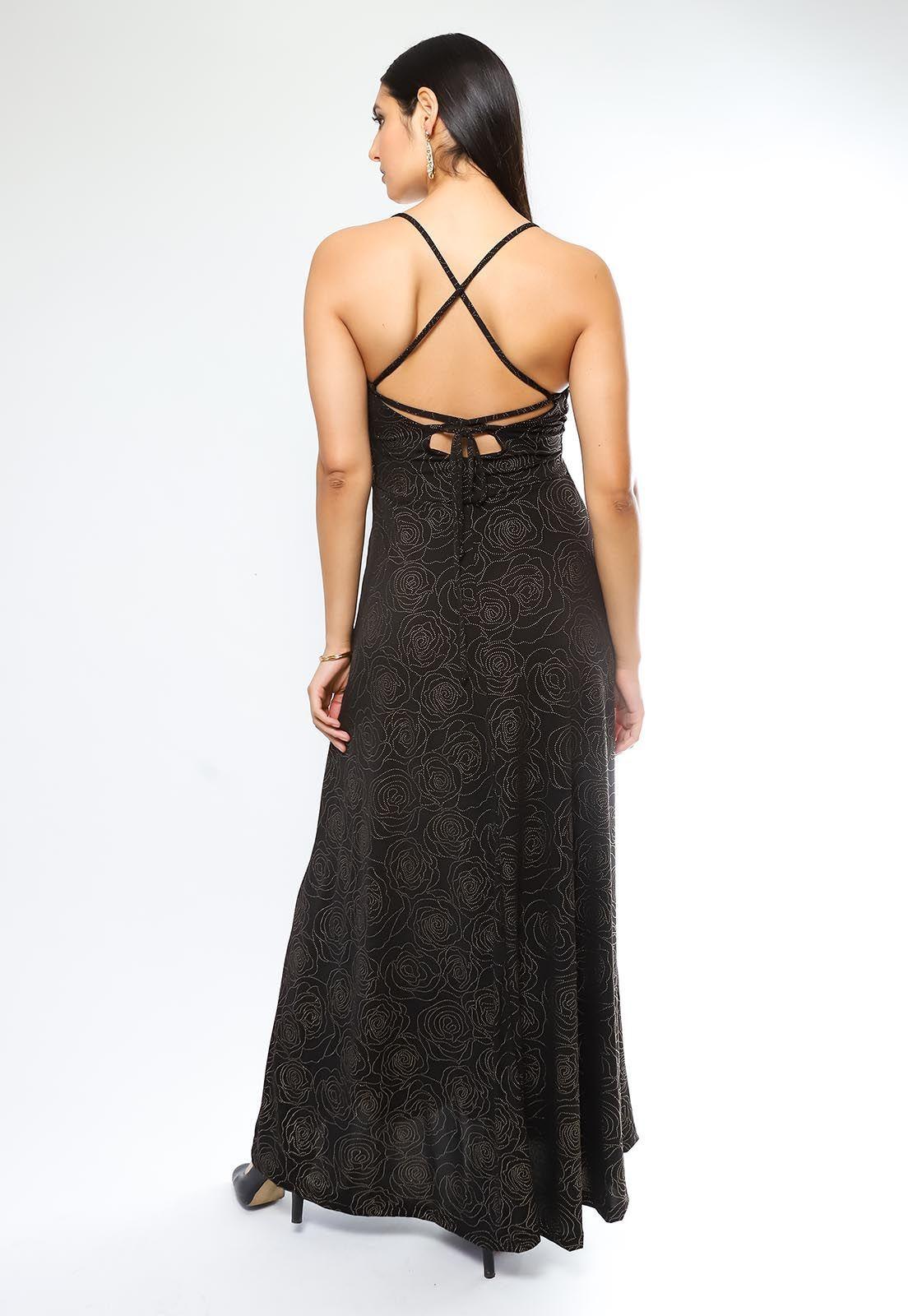 Vestido Zara Fiesta Rosas-2