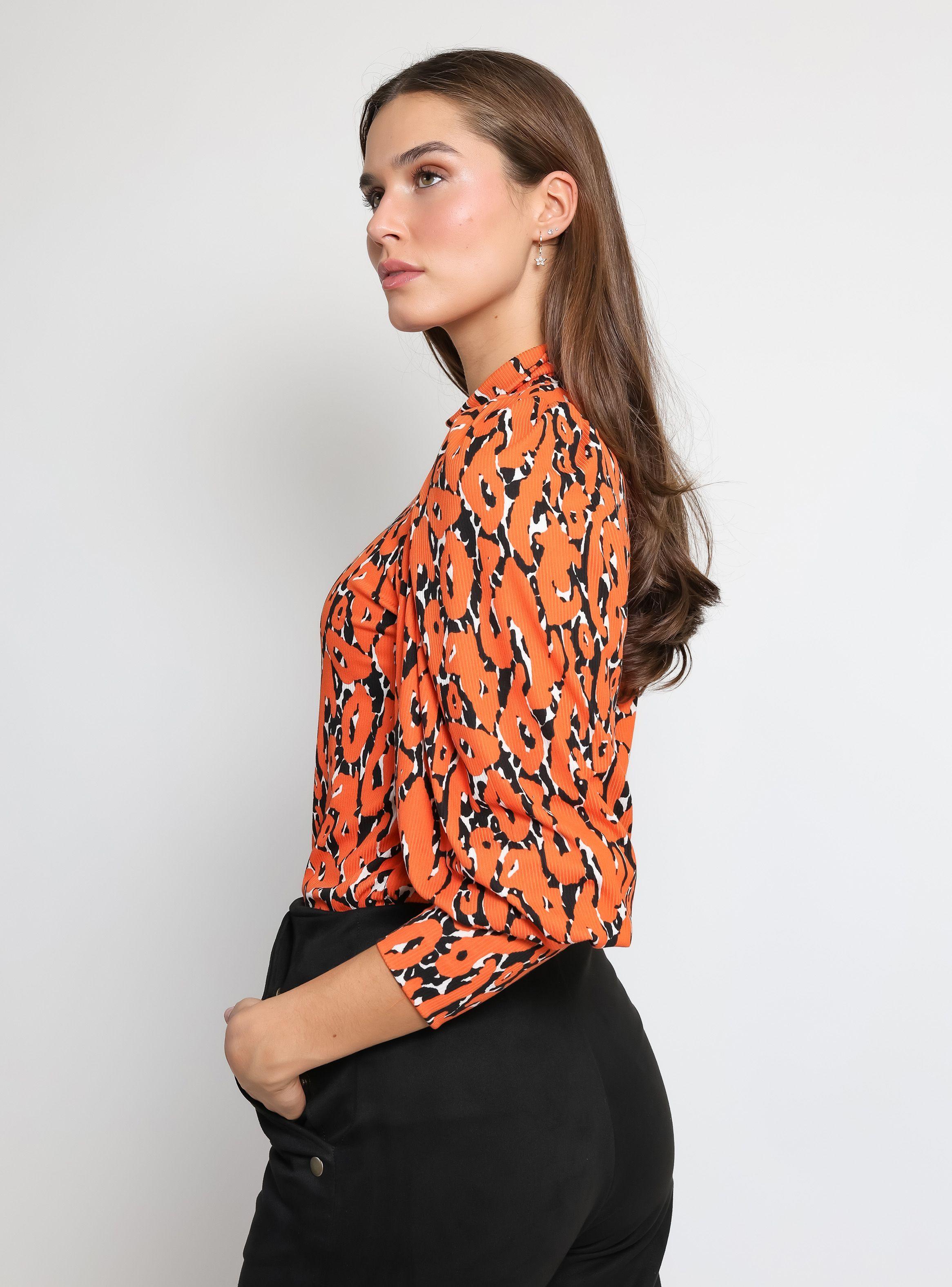 Polera Vane Naranjo Manchas Natalia Seguel-3