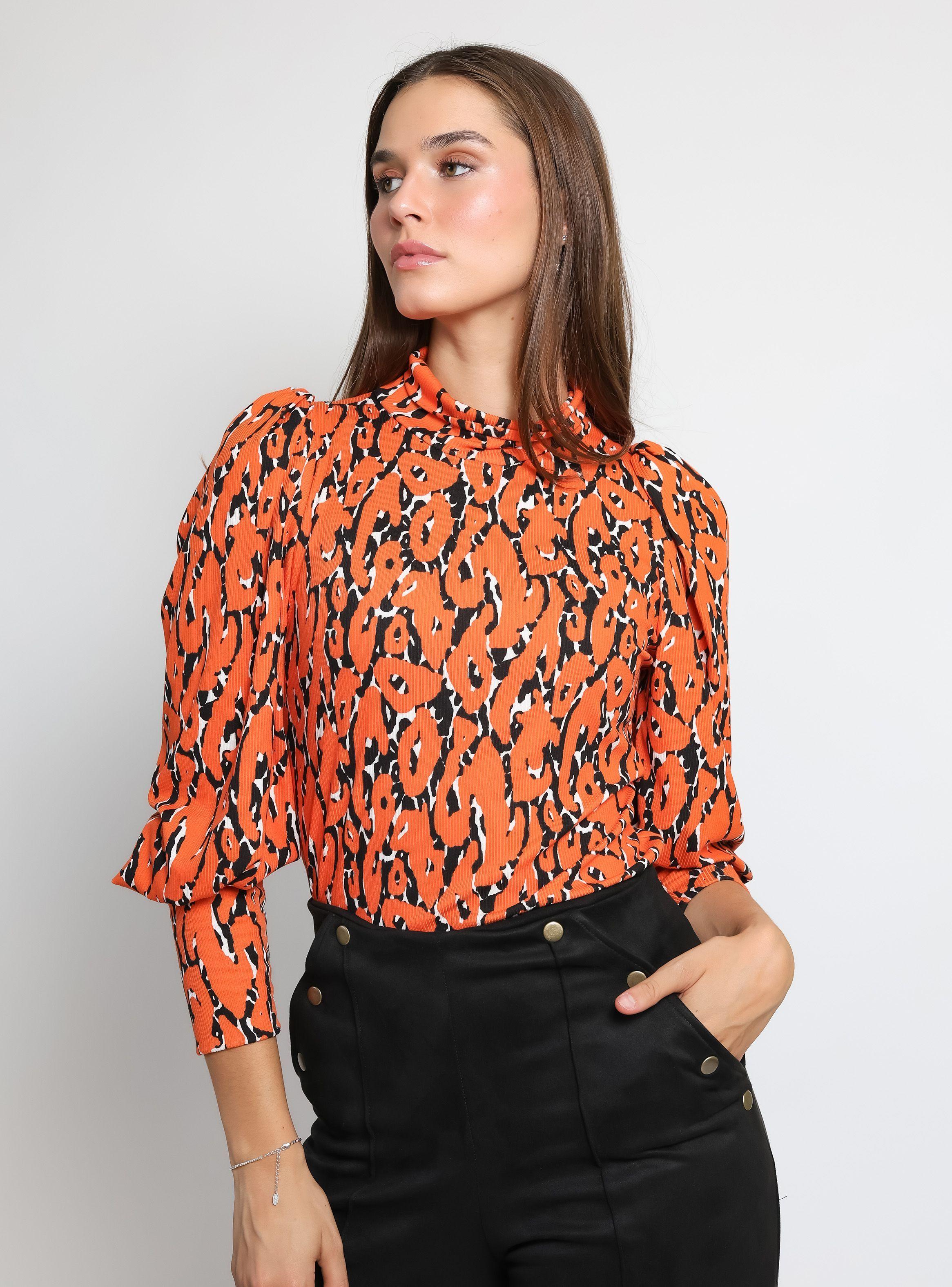Polera Vane Naranjo Manchas Natalia Seguel-5