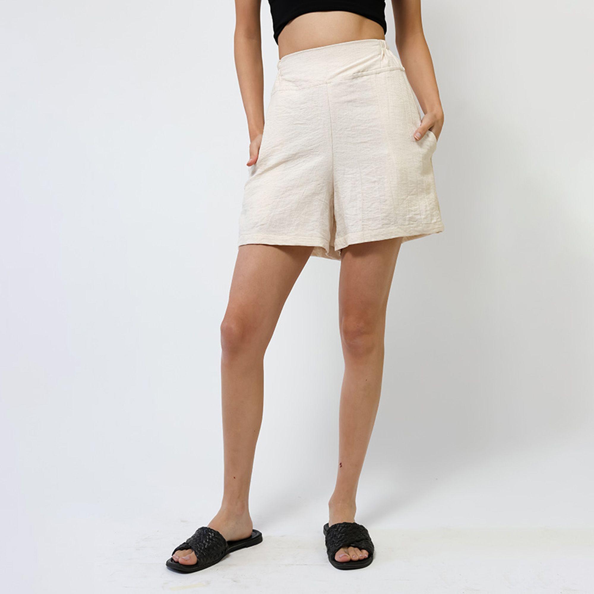 Short Crudo Lino | Natalia Seguel-4
