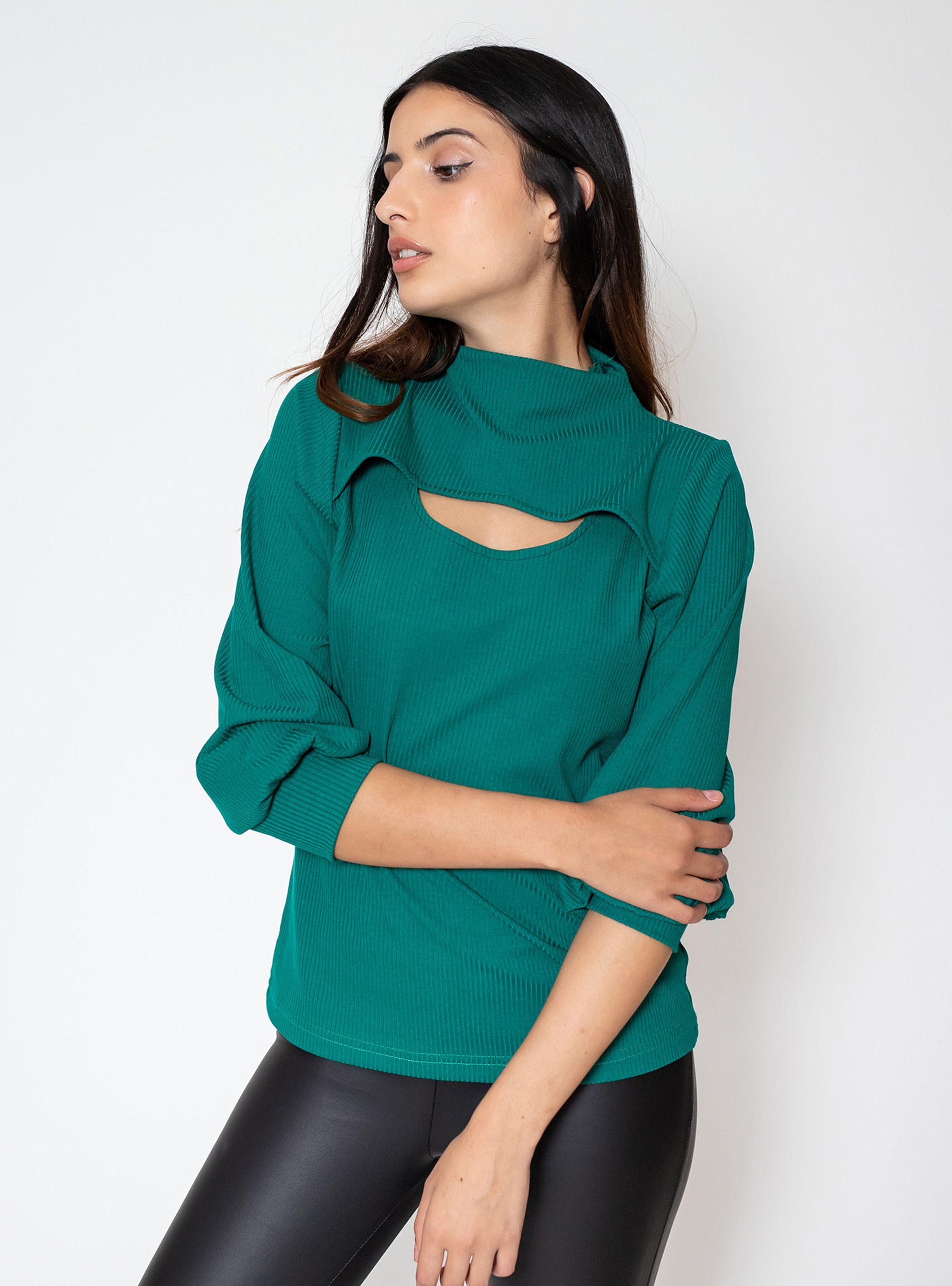 Polera Irene Verde Natalia Seguel-3
