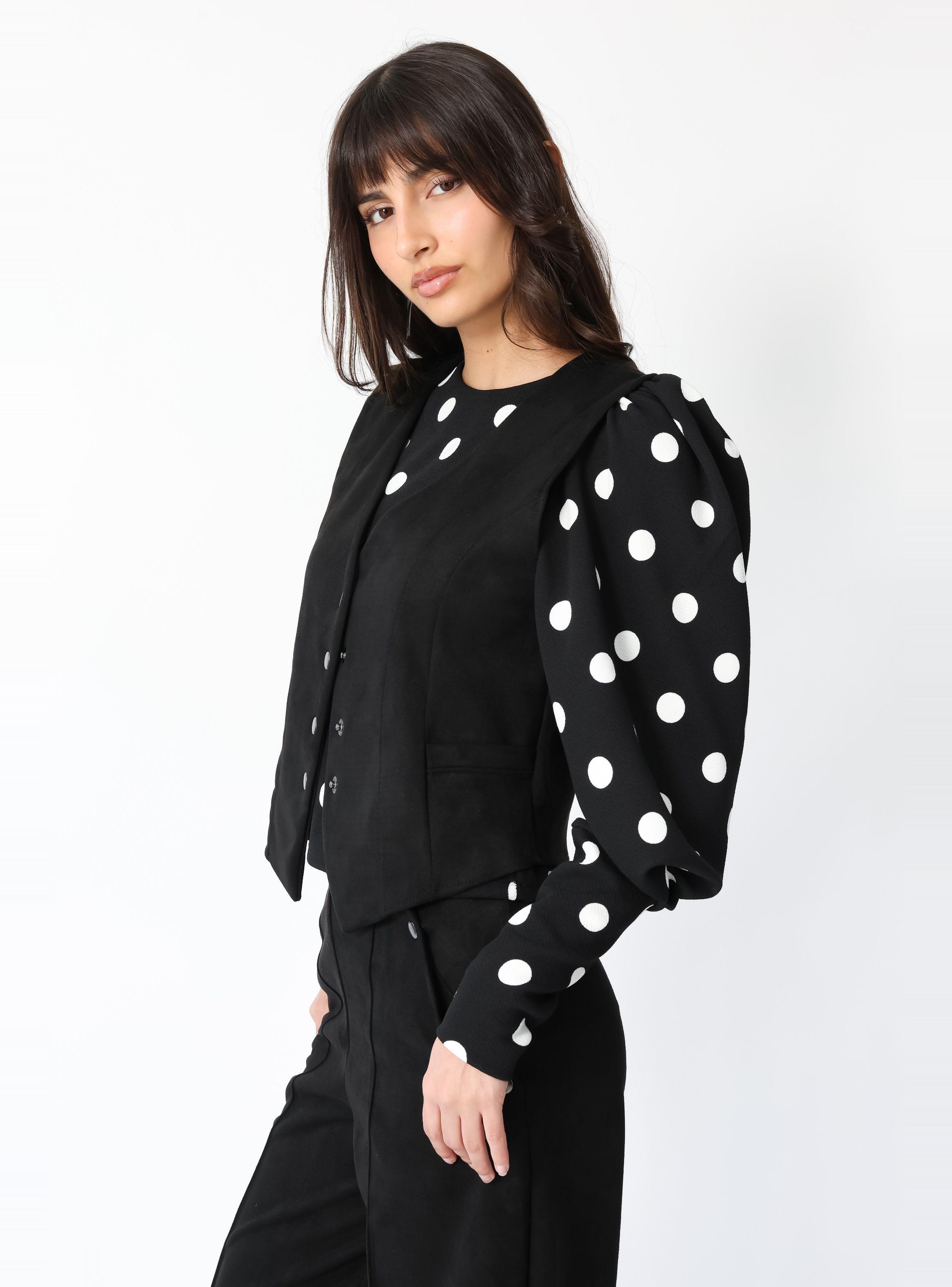 Chaqueta Gillette Gamuza Negro - Diseño de Autor | Natalia Seguel-2