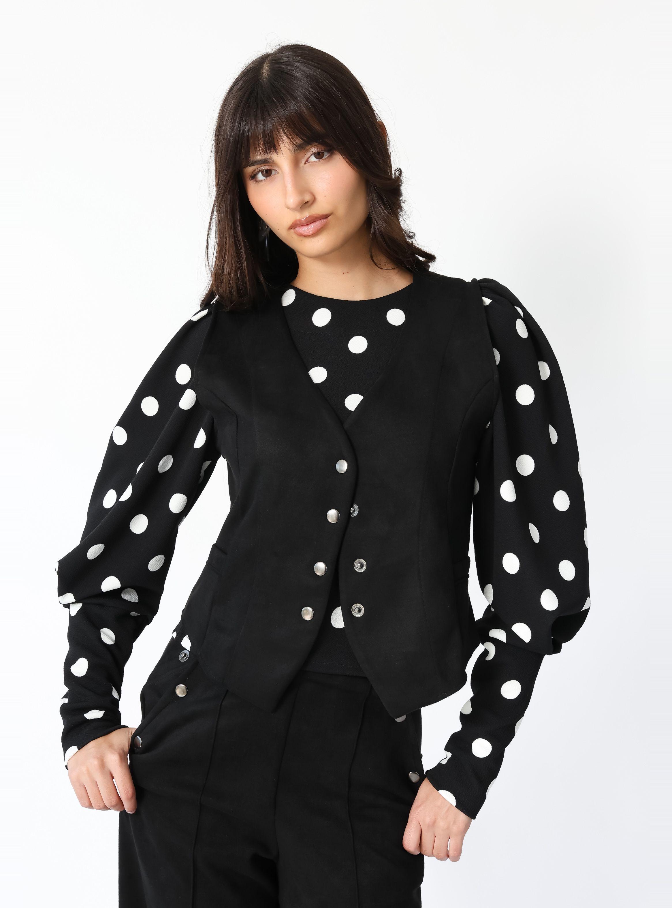 Chaqueta Gillette Gamuza Negro - Diseño de Autor | Natalia Seguel-4