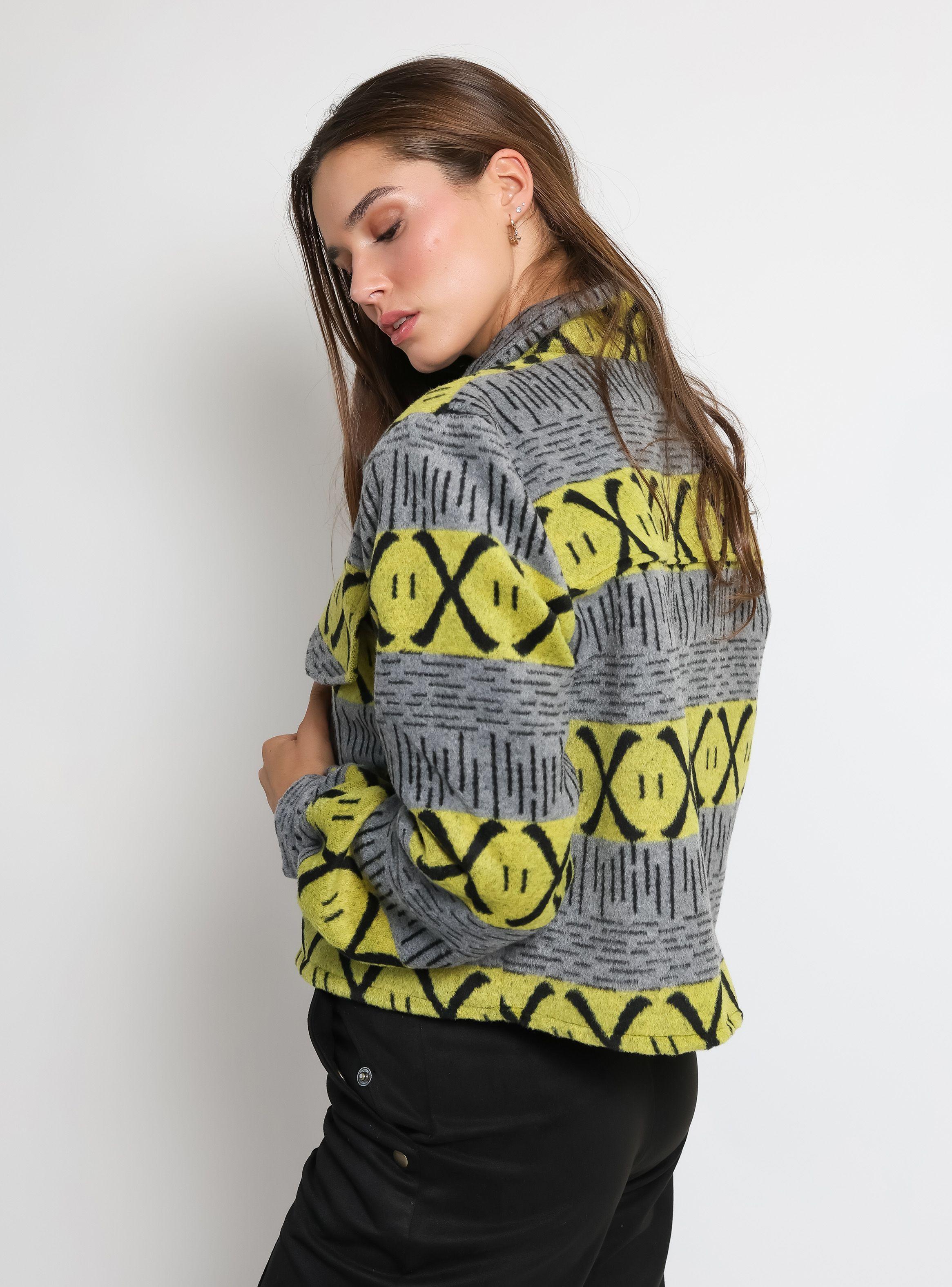 Chaqueta Antonia Gris Amarillo Natalia Seguel-3